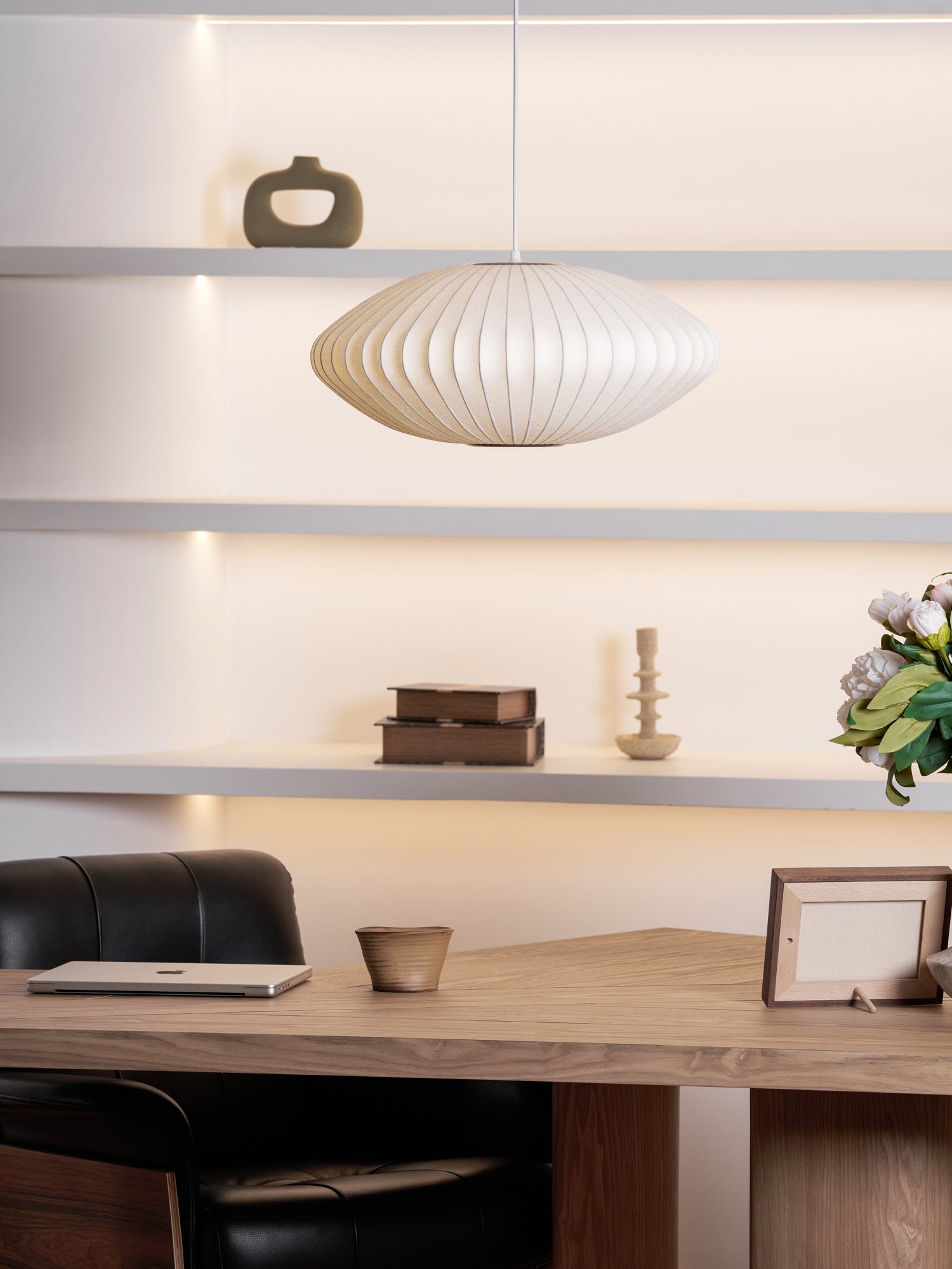 Nebula Bubble Mulberry Silk Pendant Lamp