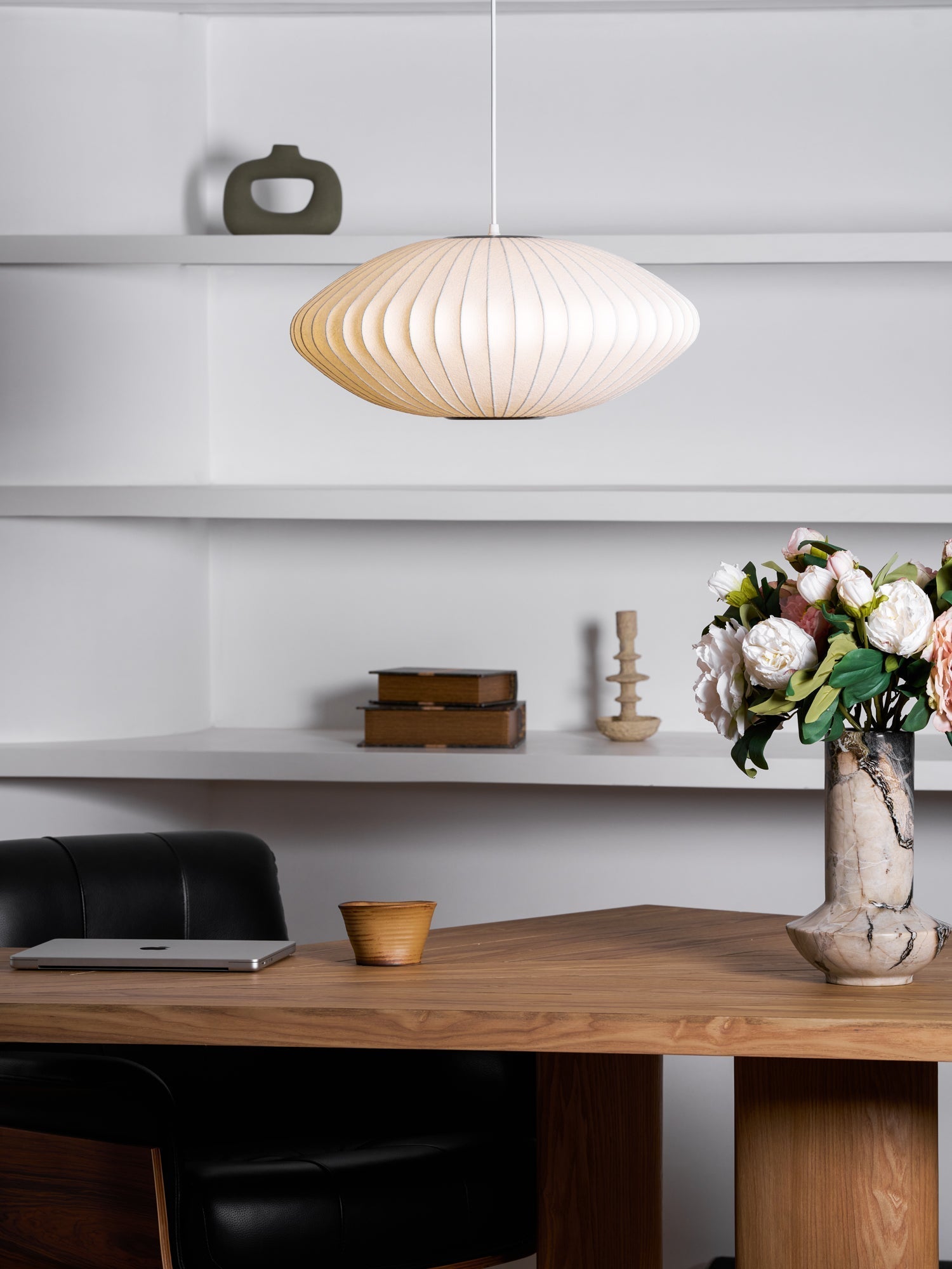 Nebula Bubble Mulberry Silk Pendant Lamp