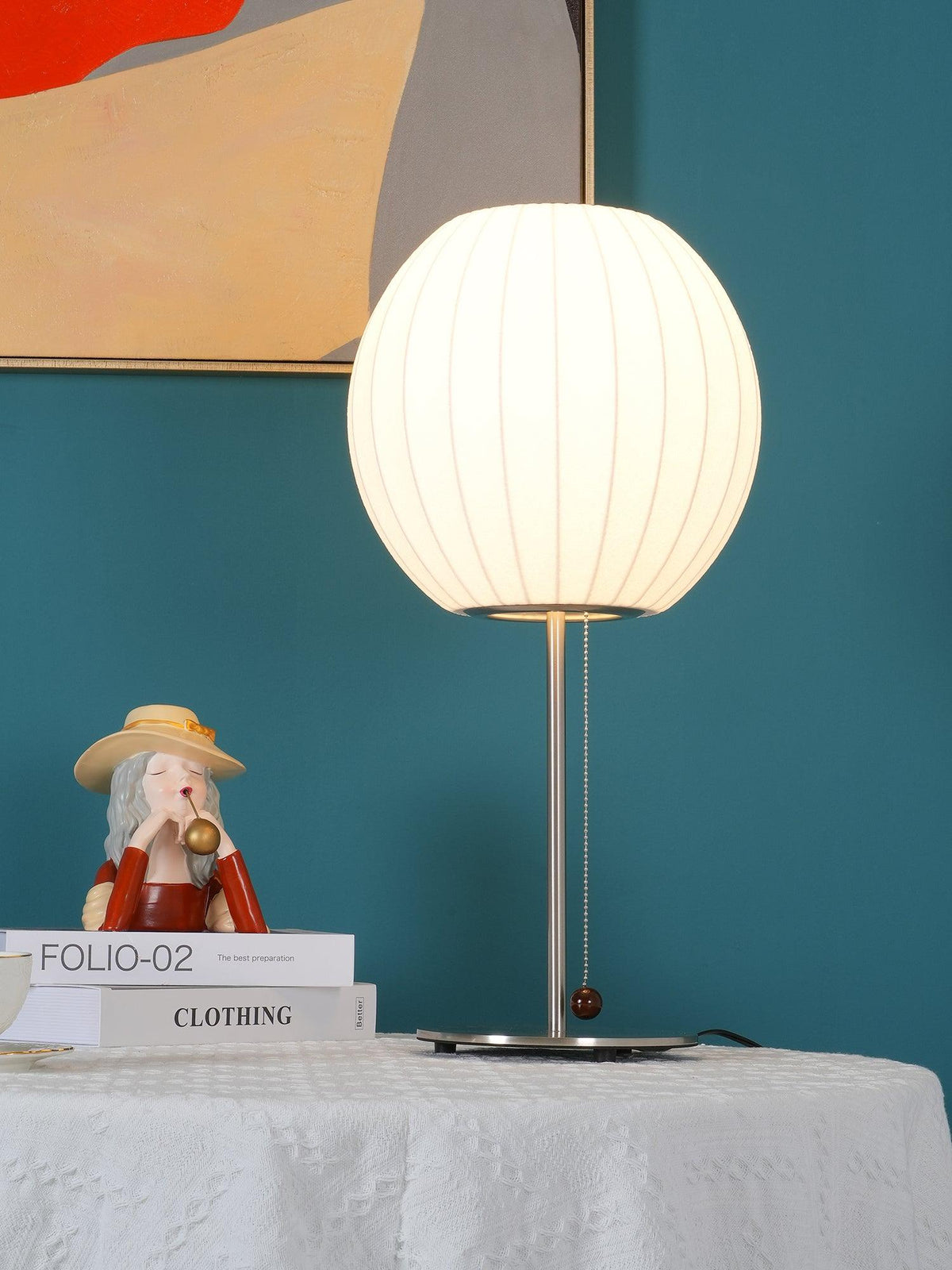 Solisive Steel Artistic Table Lamp