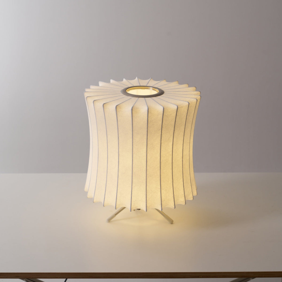 Rostix Steel Minimalist Table Lamp