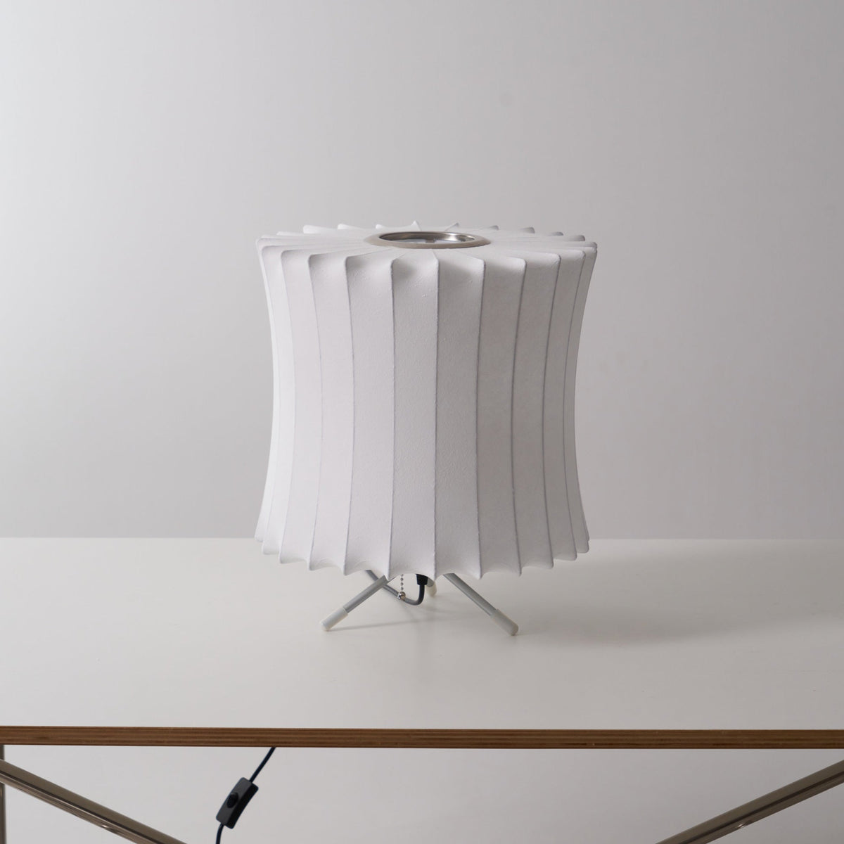 Rostix Steel Minimalist Table Lamp