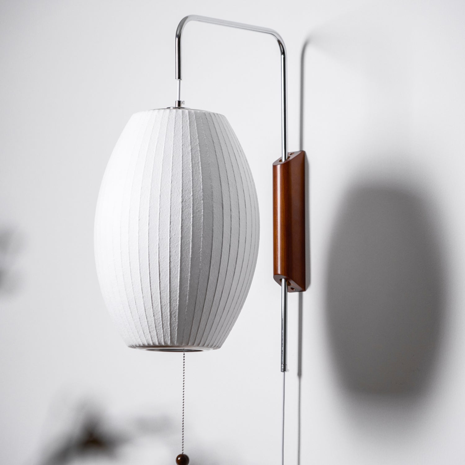Hugo Wall Sconce Walnut Ball