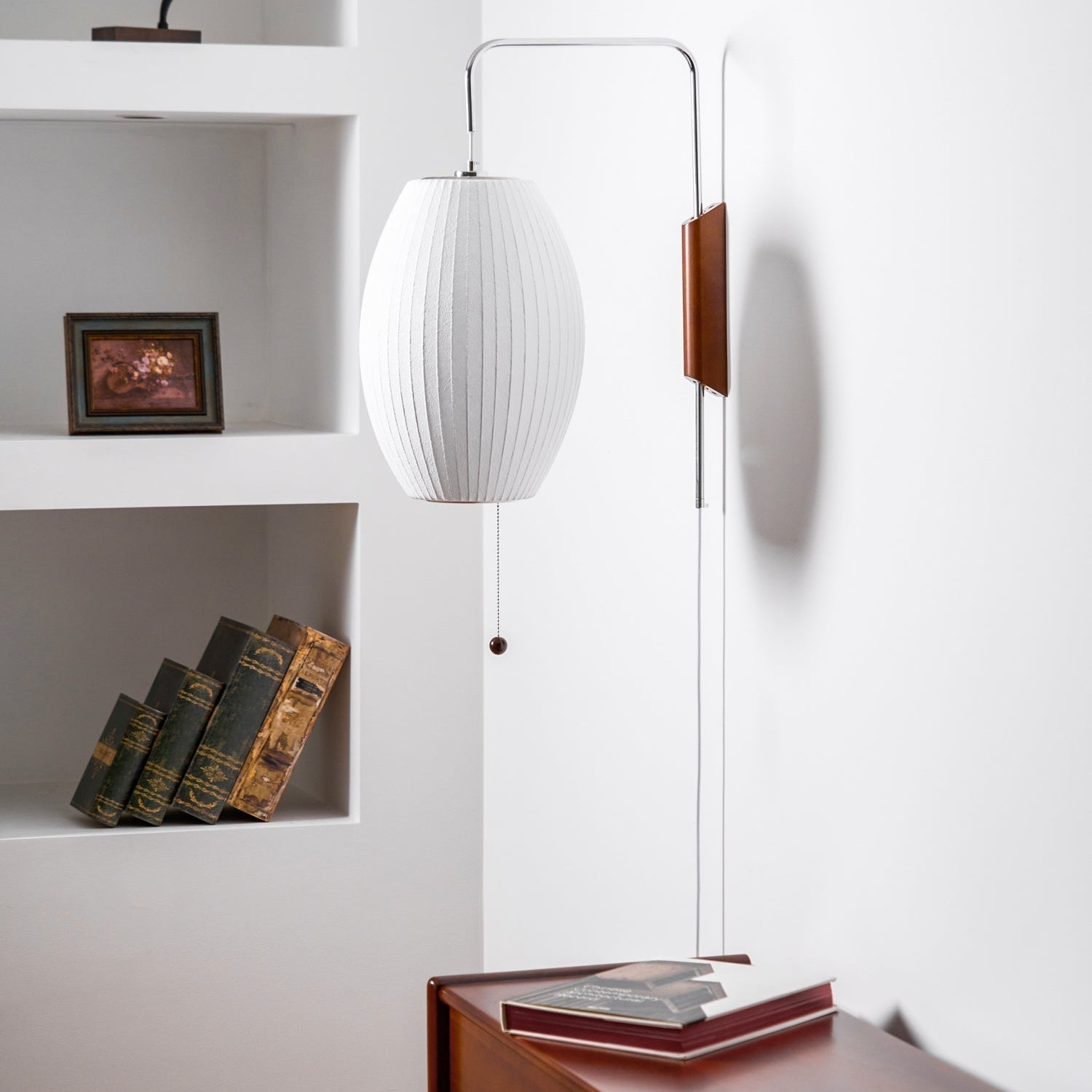 Hugo Wall Sconce Walnut Ball