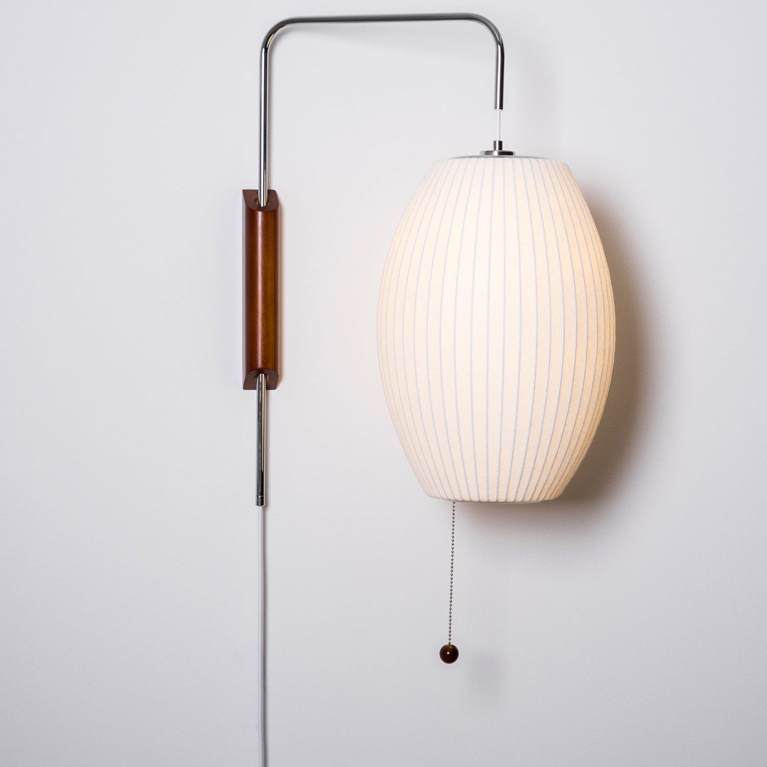 Hugo Wall Sconce Walnut Ball