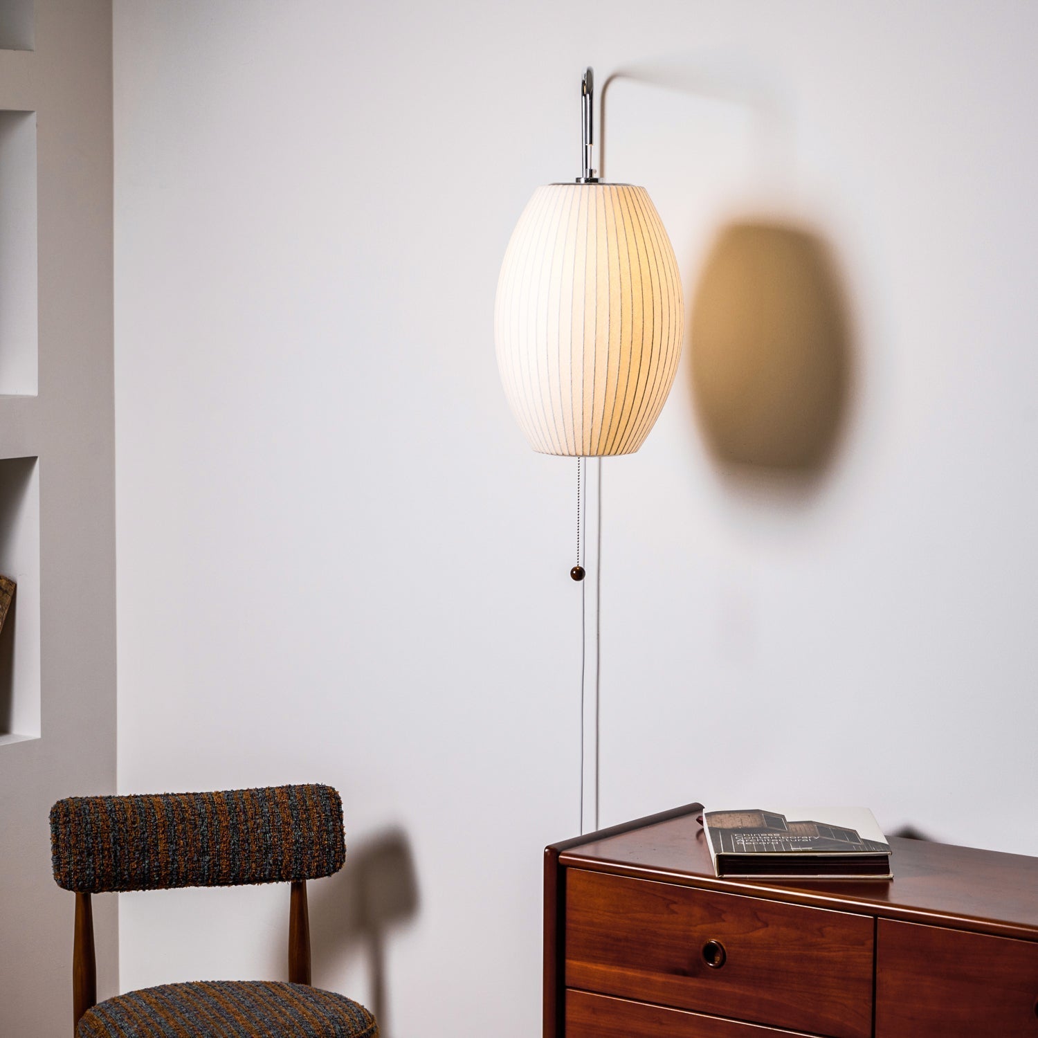 Hugo Wall Sconce Walnut Ball