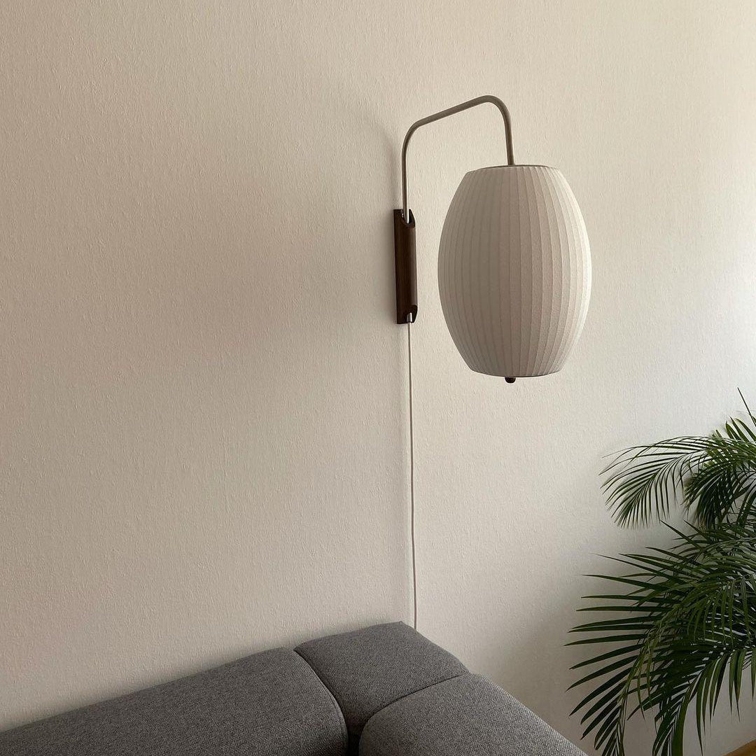 Hugo Wall Sconce Walnut Ball