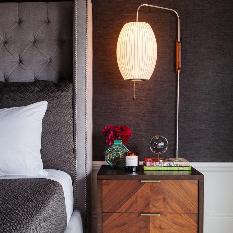 Hugo Wall Sconce Walnut Ball