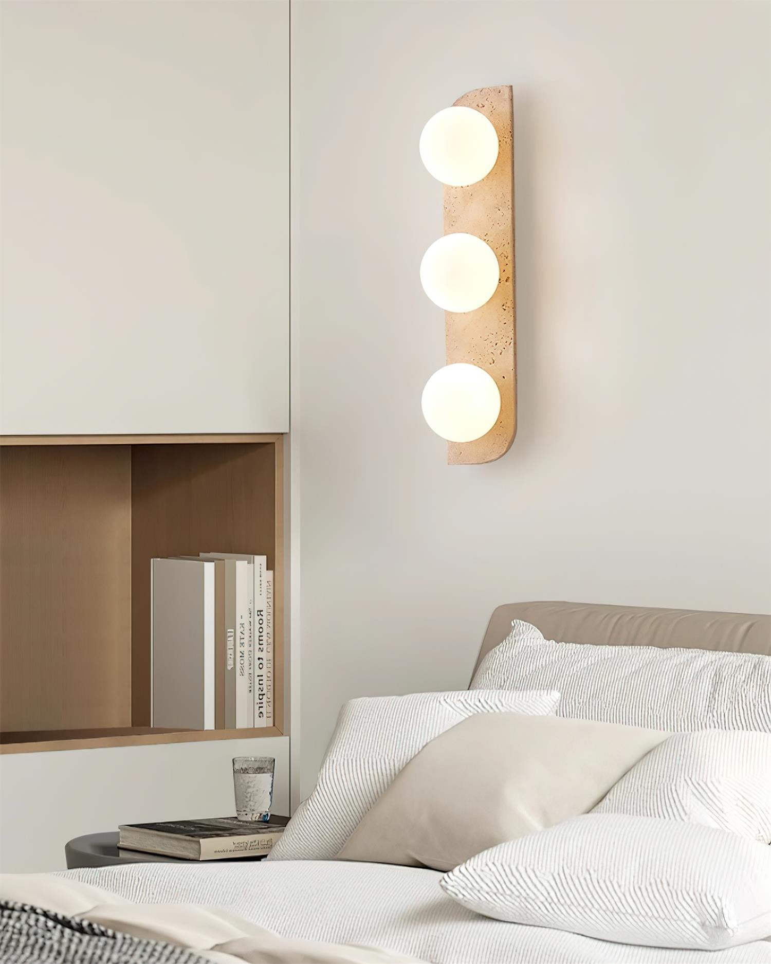 Ritta Travertine Wall Lamp - Neutral Decor
