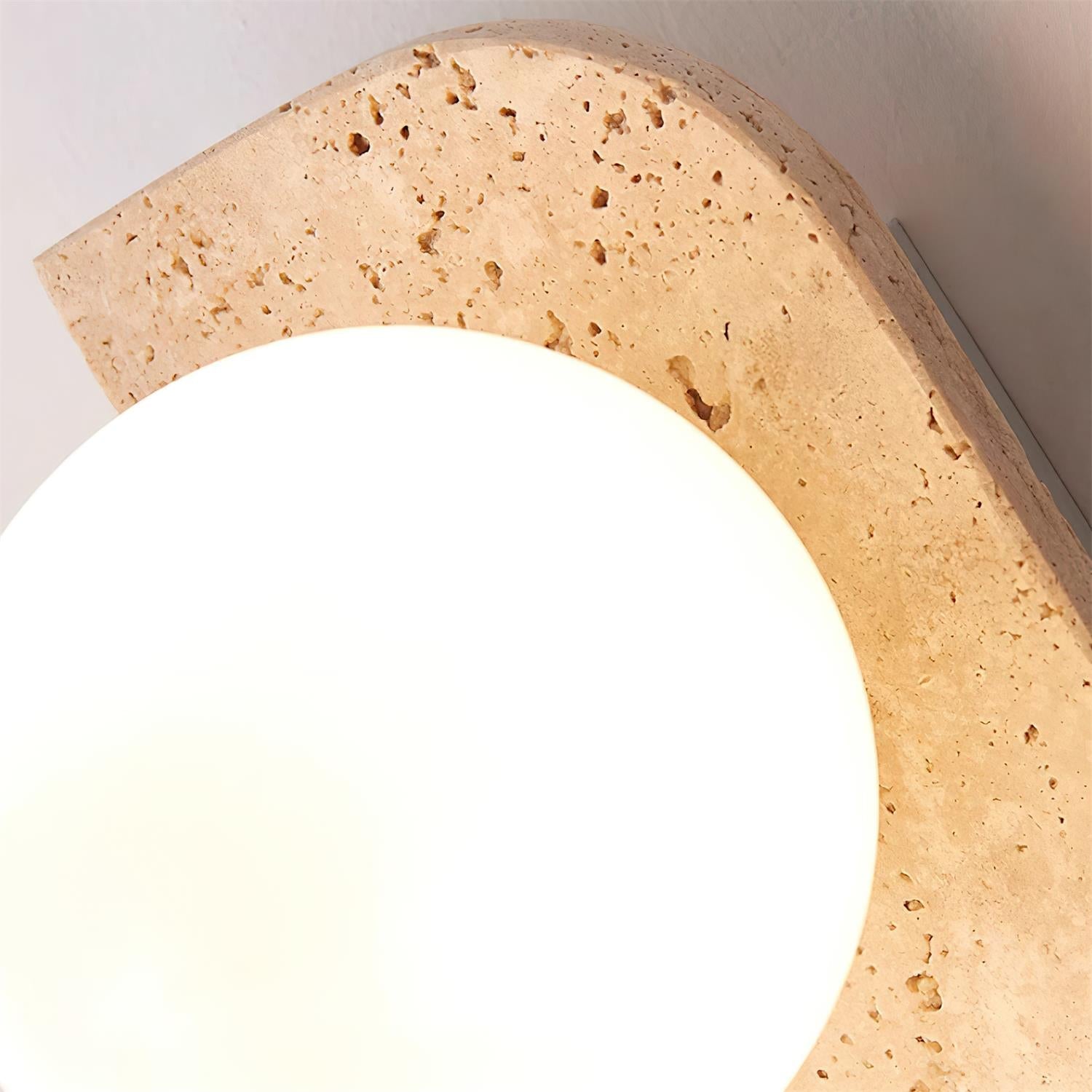Ritta Travertine Wall Lamp - Neutral Decor
