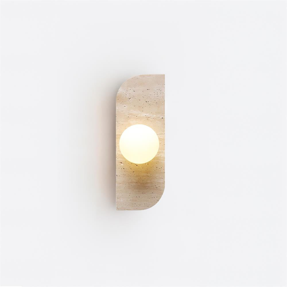 Ritta Travertine Wall Lamp - Neutral Decor