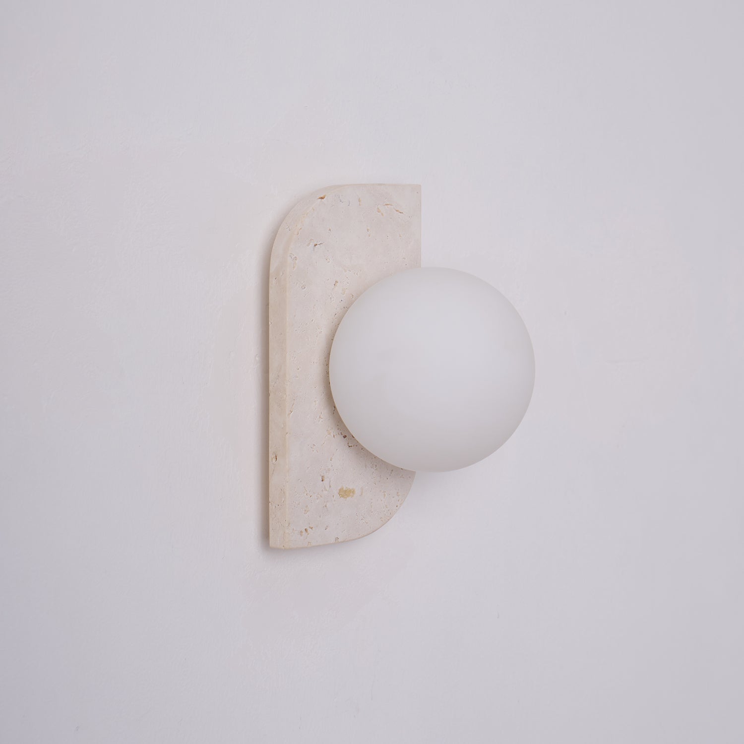 Taviniella Minimalist Travertine Wall Light