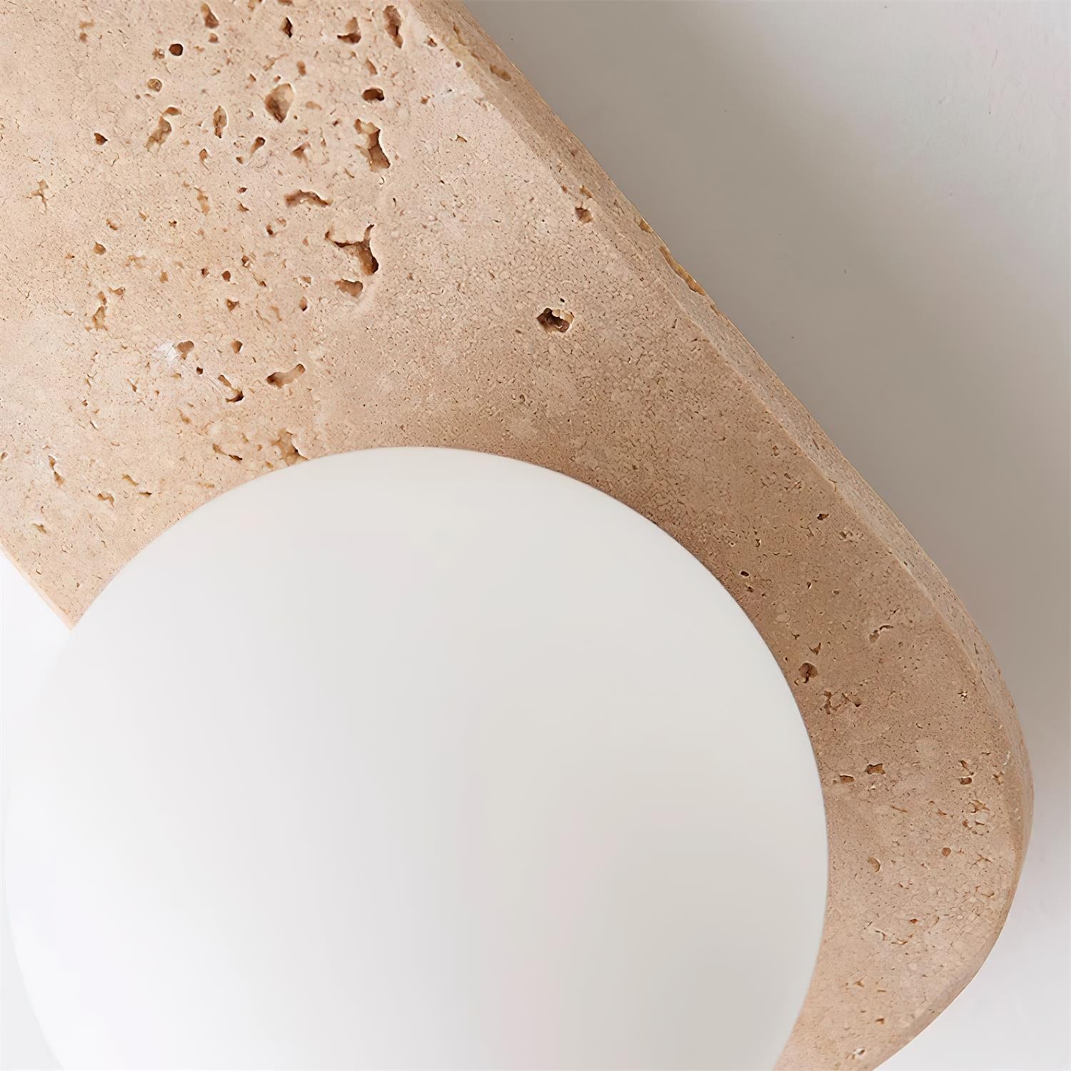 Ritta Travertine Wall Lamp - Neutral Decor