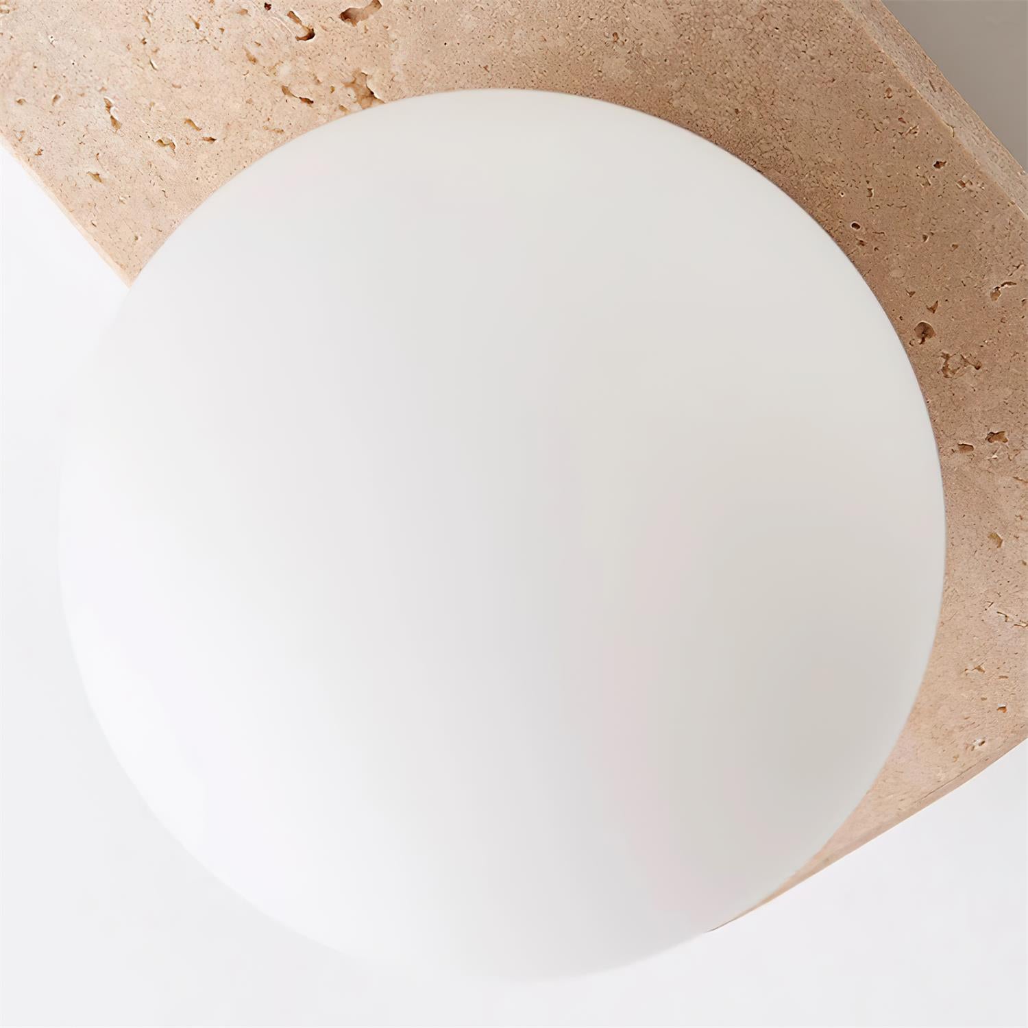 Ritta Travertine Wall Lamp - Neutral Decor