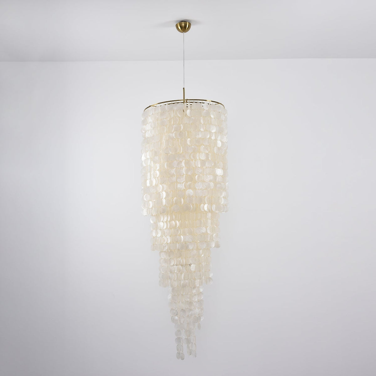 Eloryra Cascading Shell Chandelier