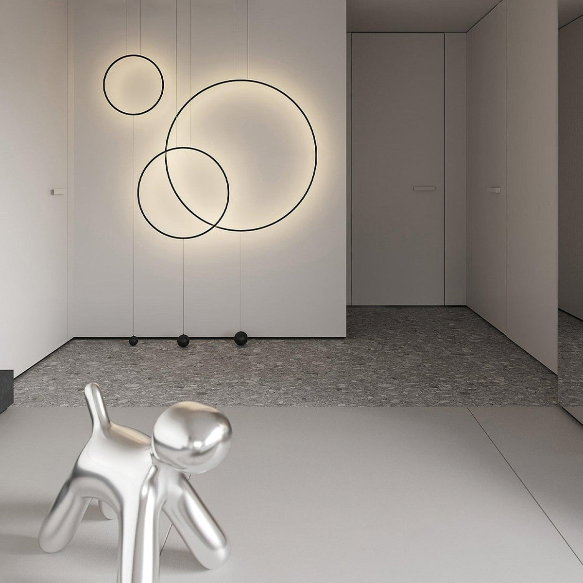 Ryker Minimalist Circle Pendant Light