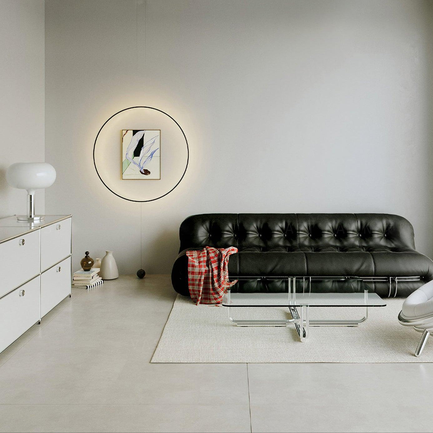 Ryker Minimalist Circle Pendant Light