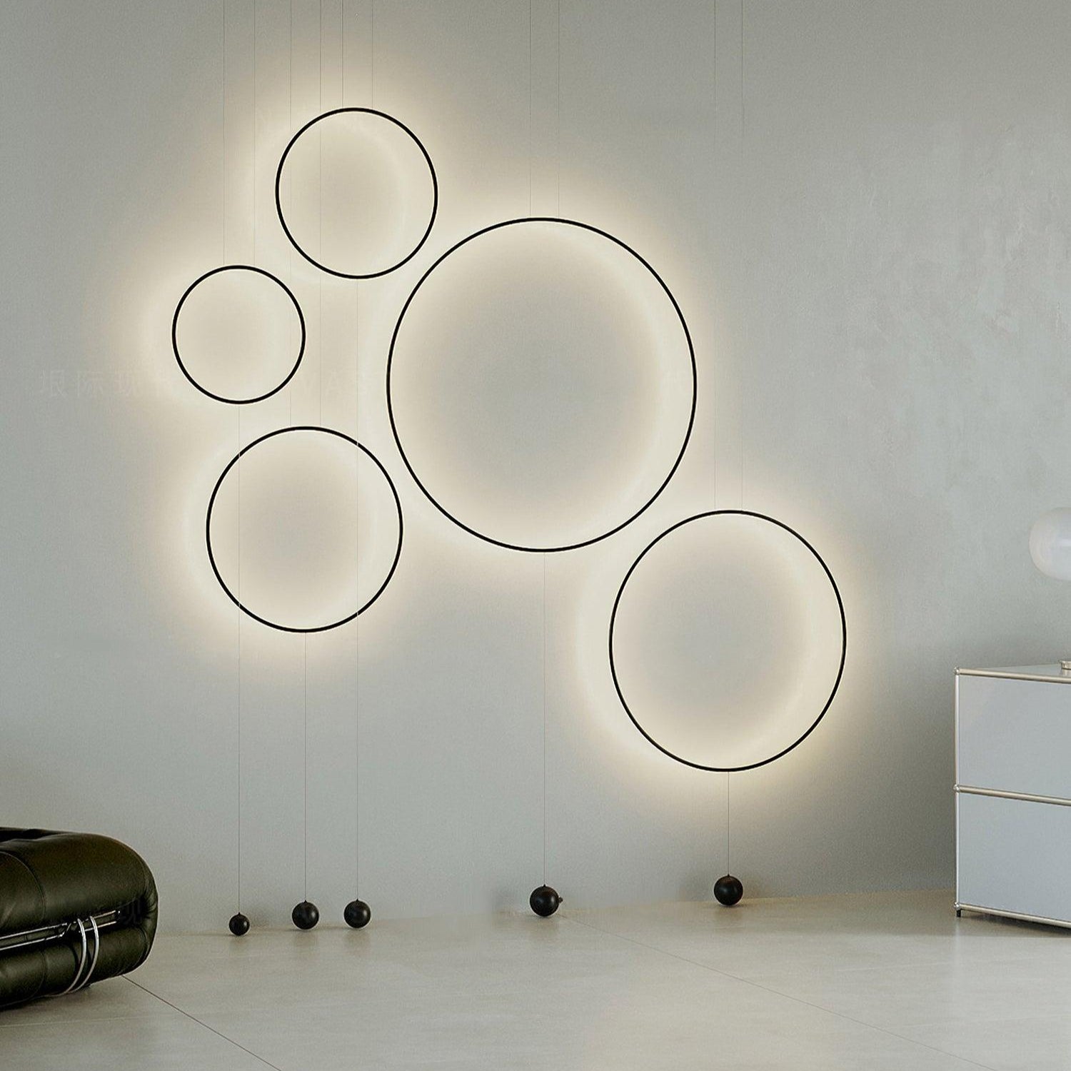 Ryker Minimalist Circle Pendant Light
