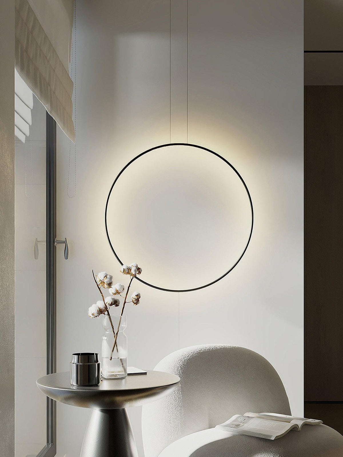 Ryker Minimalist Circle Pendant Light