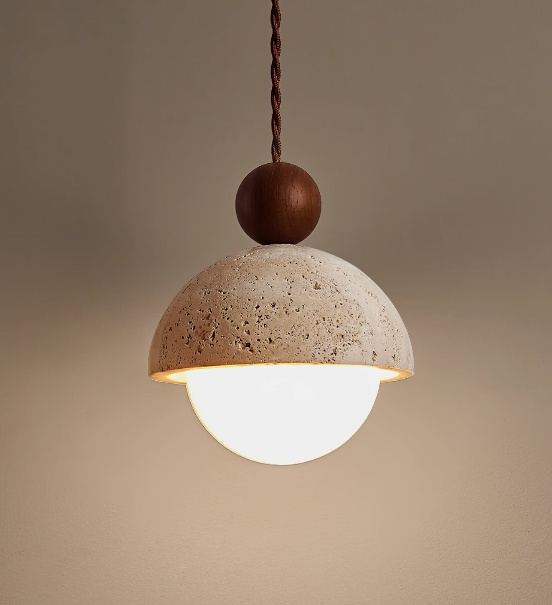 Bexn Travertine Pendant Light