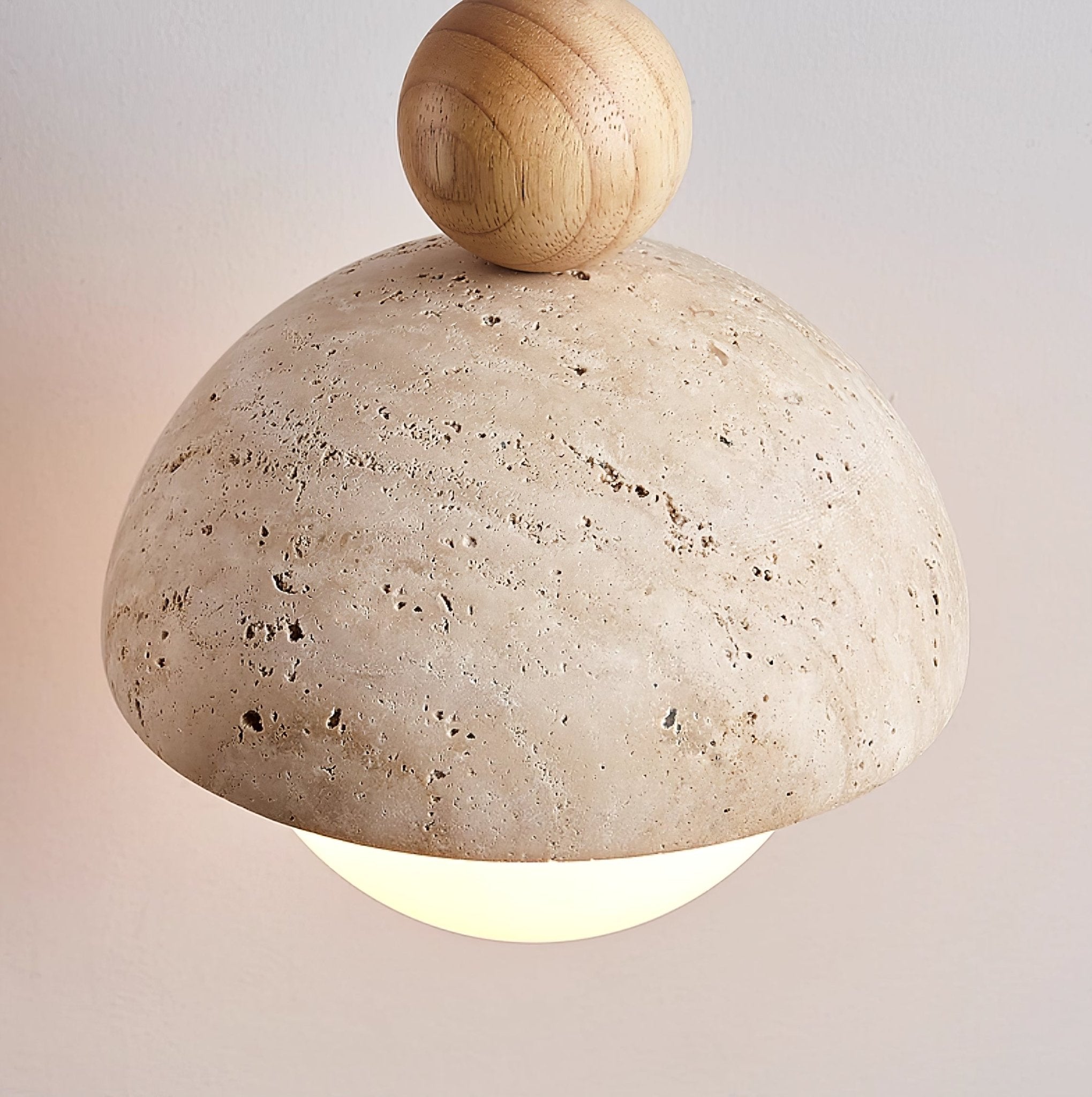 Bexn Travertine Pendant Light