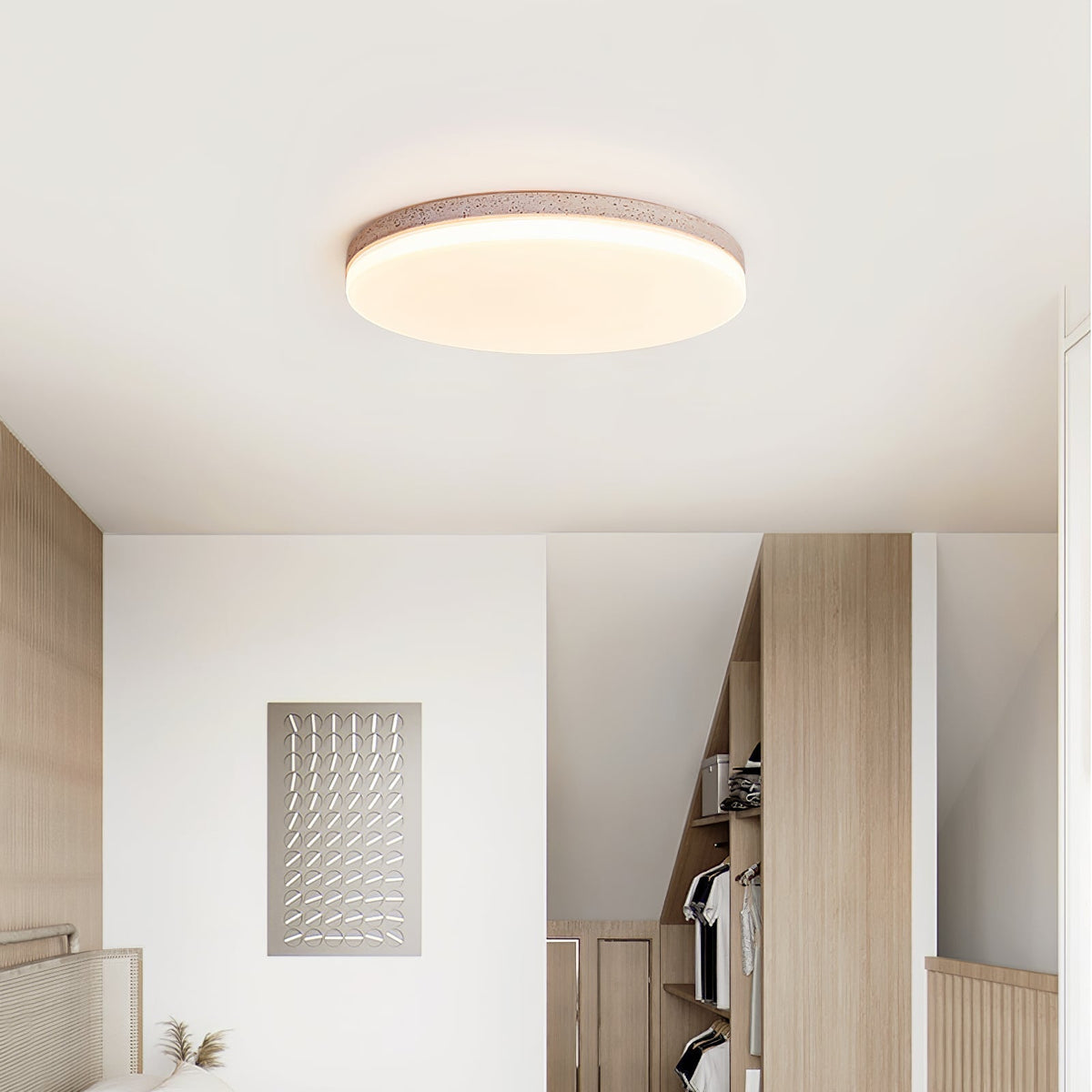 Sloane Travertine Ceiling Light