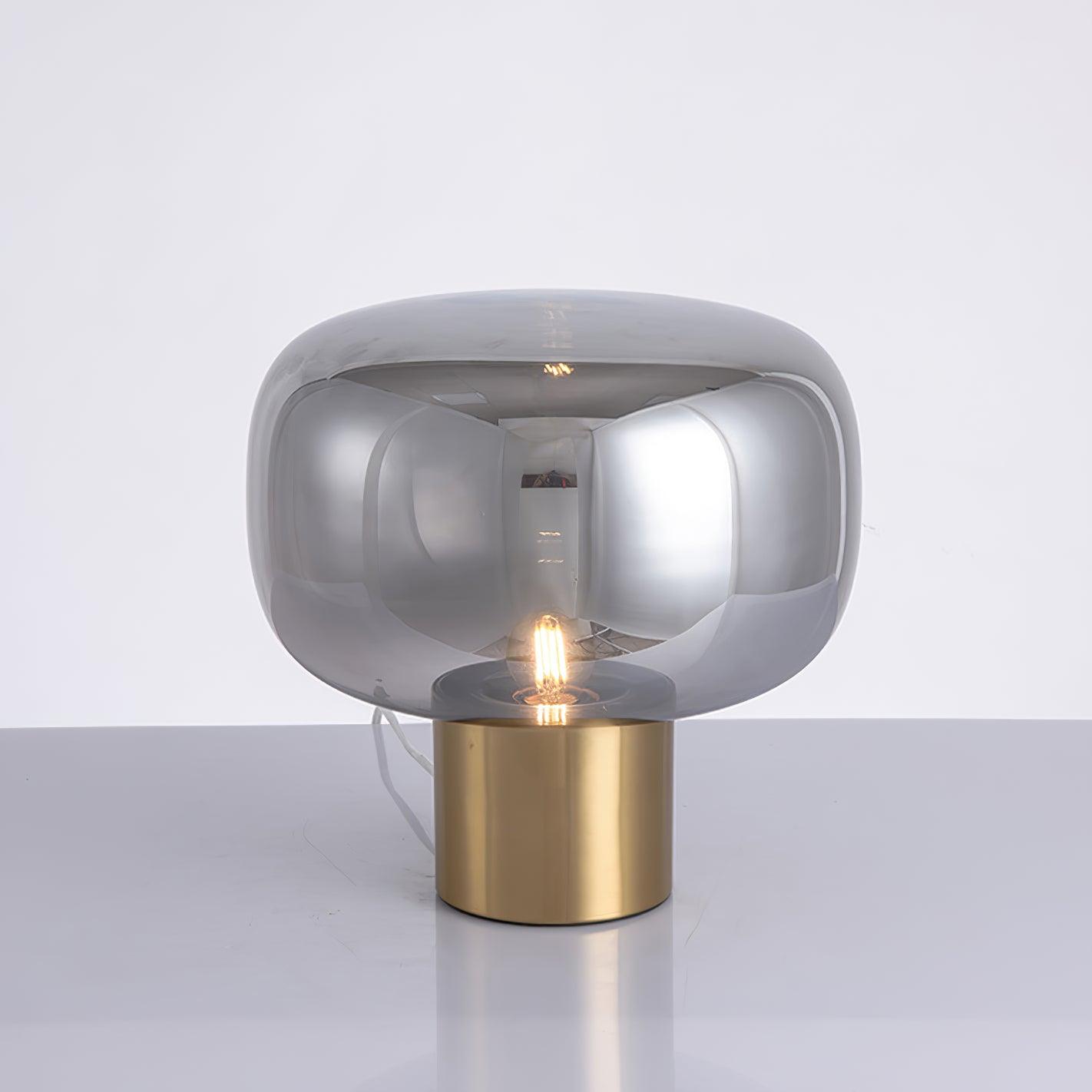 Teloz Glass Industrial Table Lamp