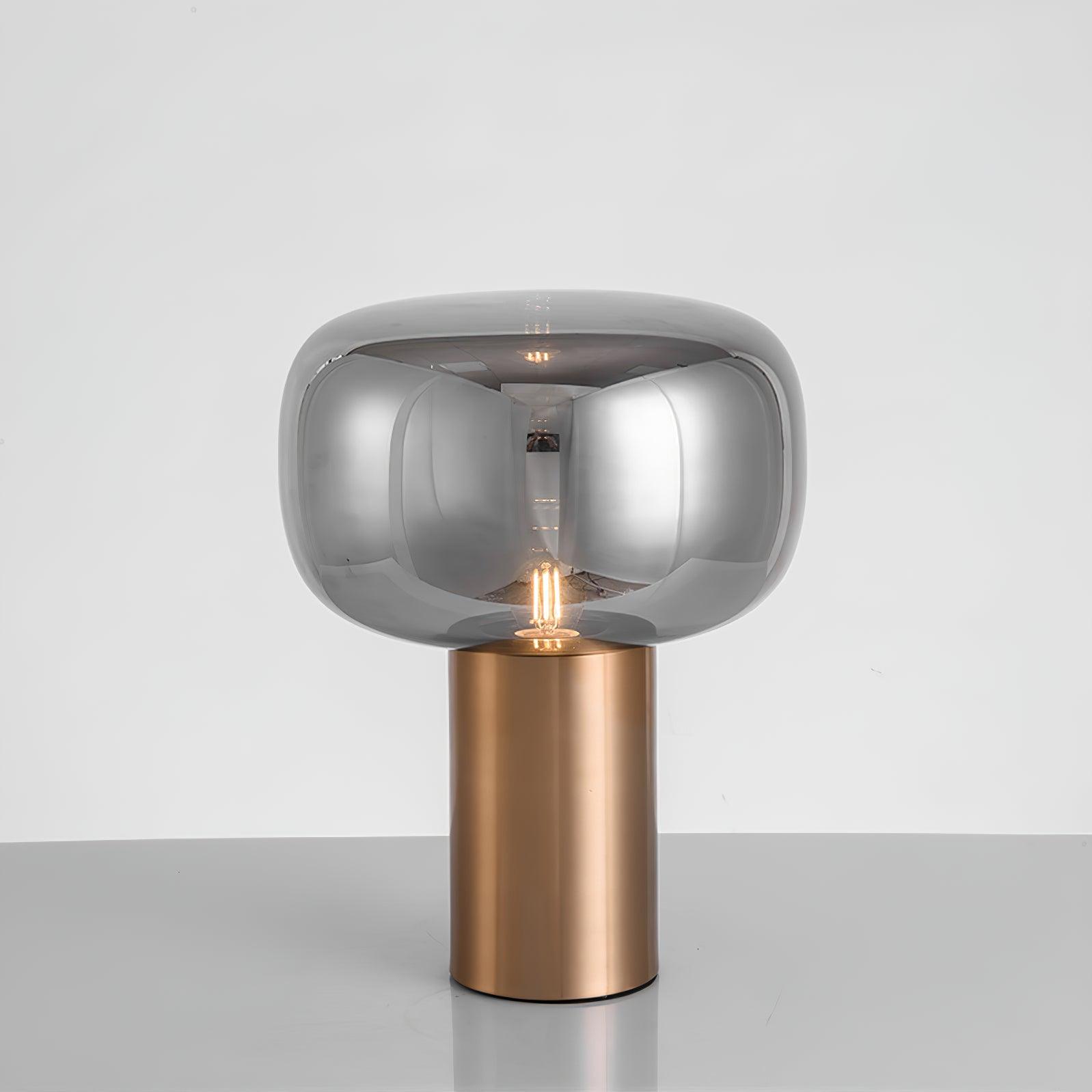 Teloz Glass Industrial Table Lamp