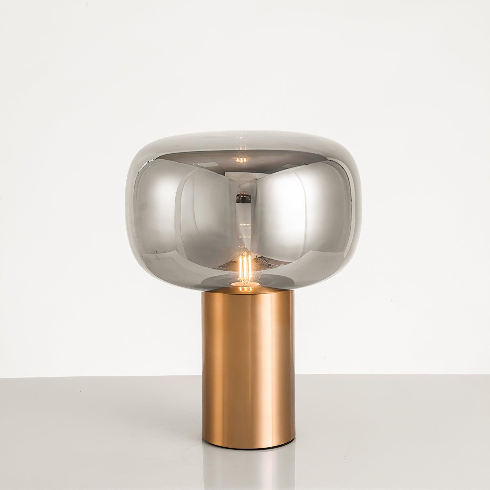 Teloz Glass Industrial Table Lamp