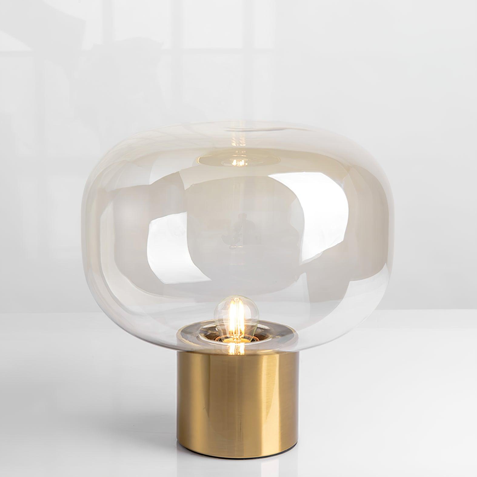Teloz Glass Industrial Table Lamp