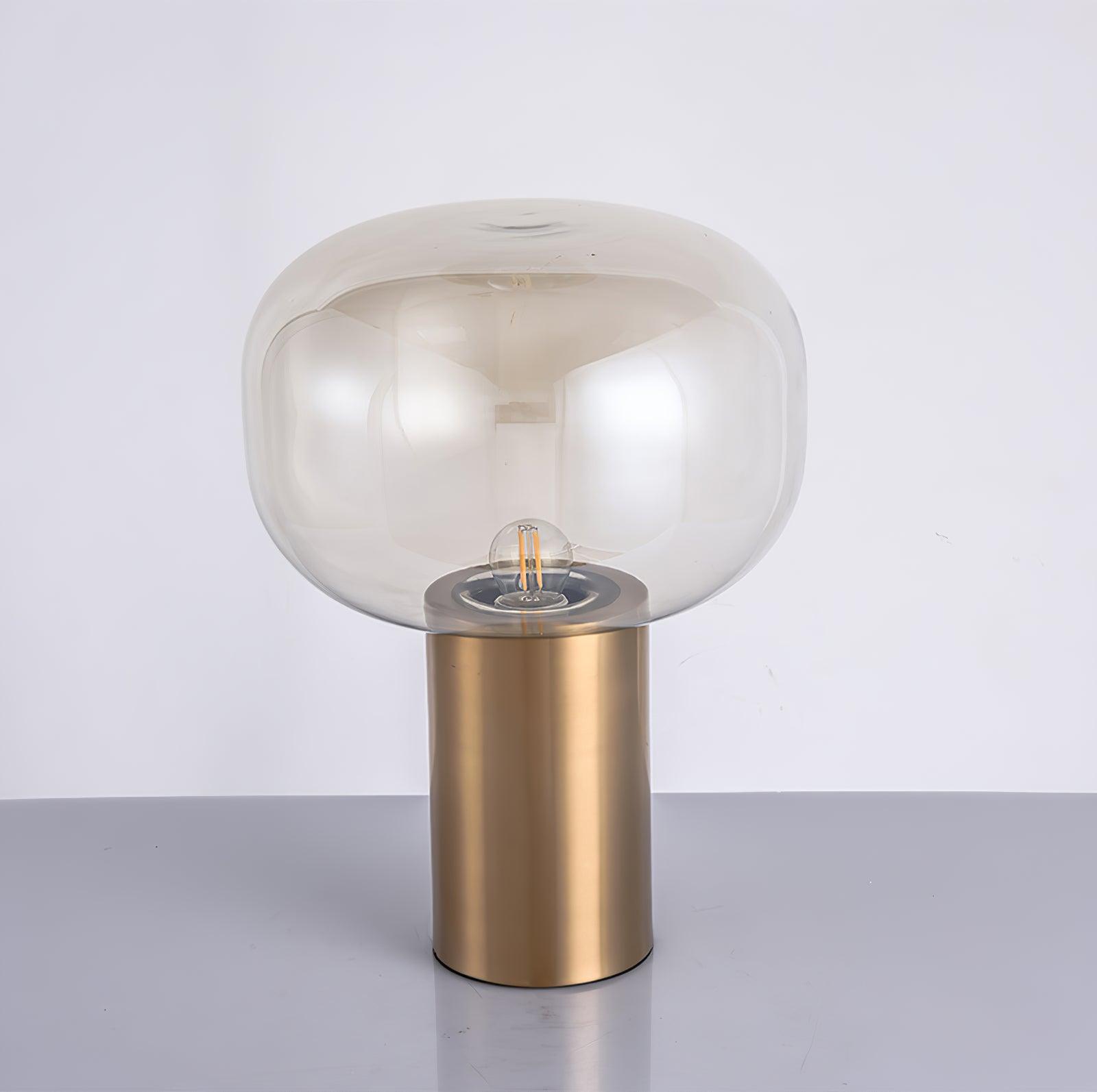 Teloz Glass Industrial Table Lamp