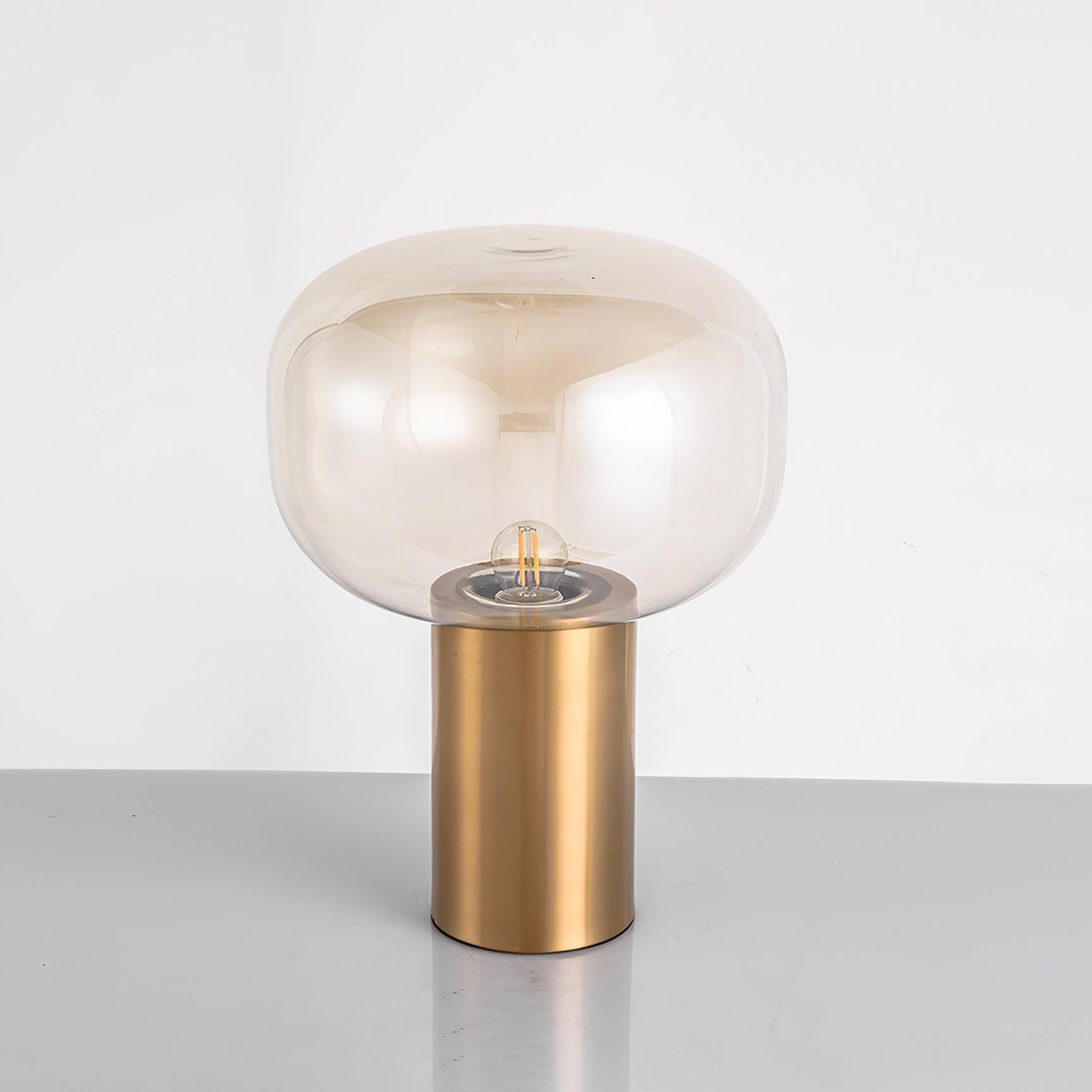 Teloz Glass Industrial Table Lamp