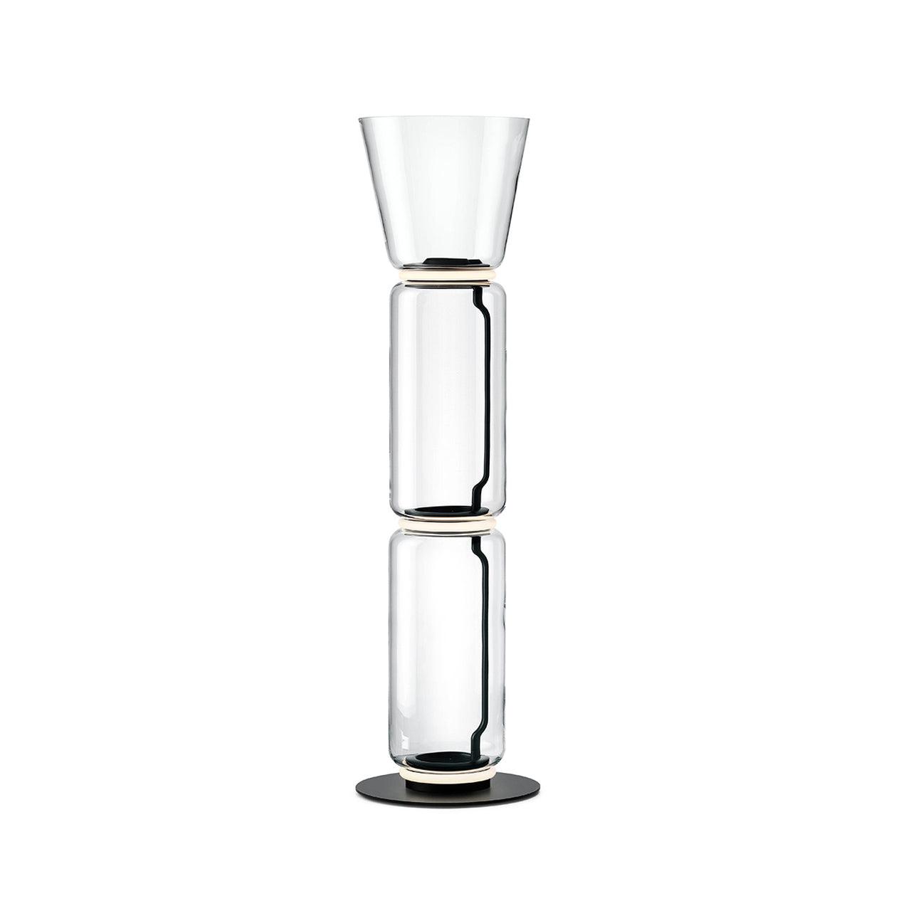 Lustra Floor Lamp Bamboo Glass - Neutral Decor