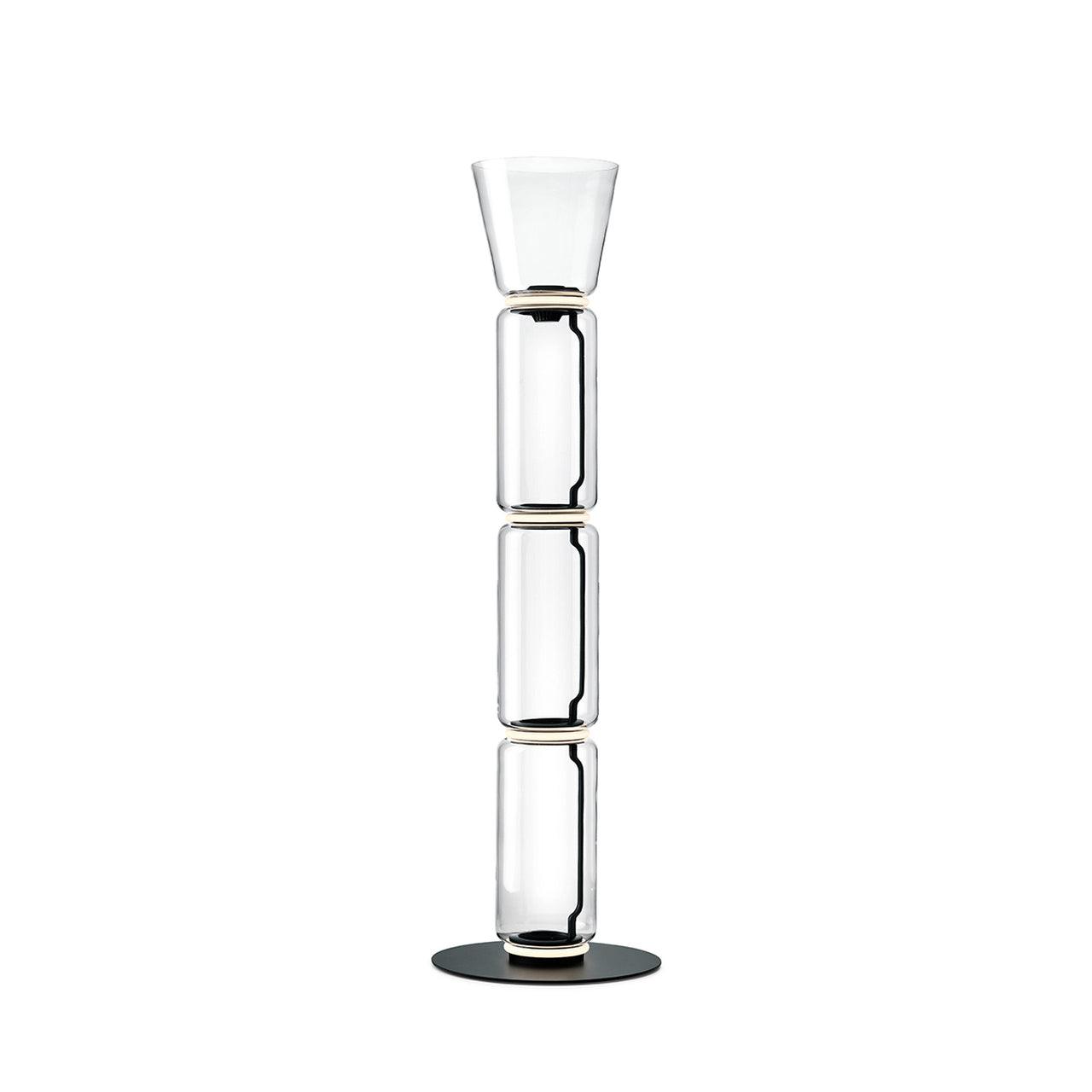 Lustra Floor Lamp Bamboo Glass - Neutral Decor