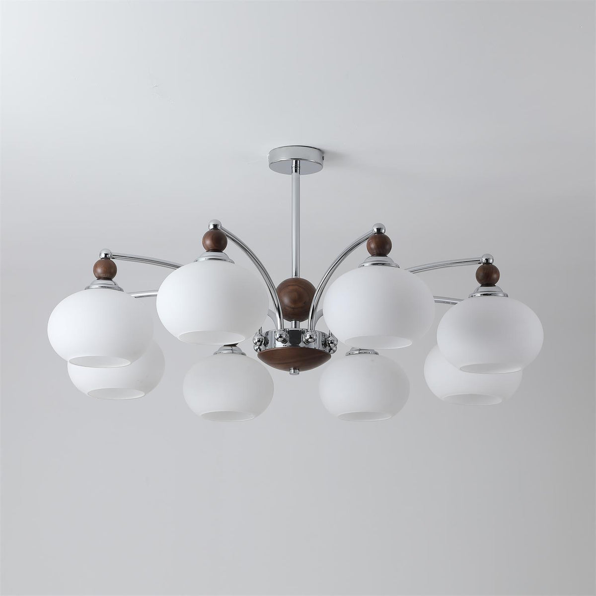 Molvin Chandelier Globe Arm Contemporary