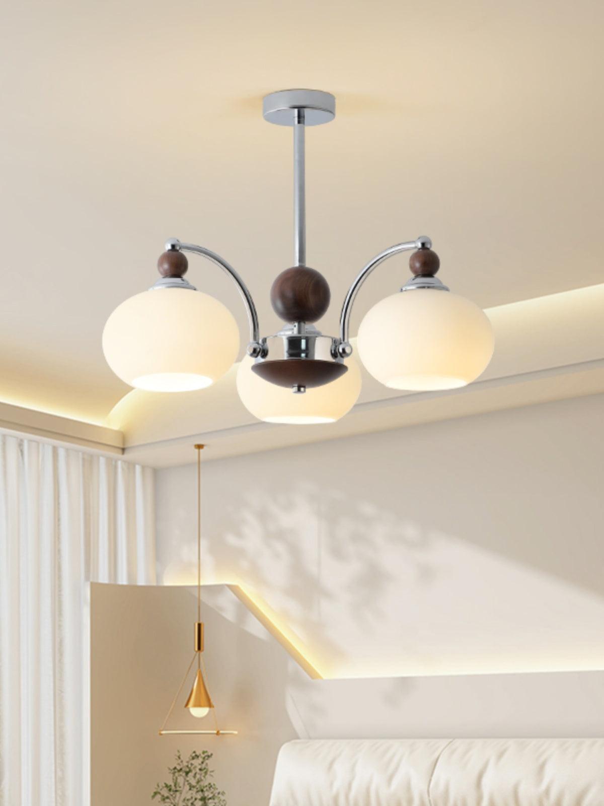 Molvin Chandelier Globe Arm Contemporary