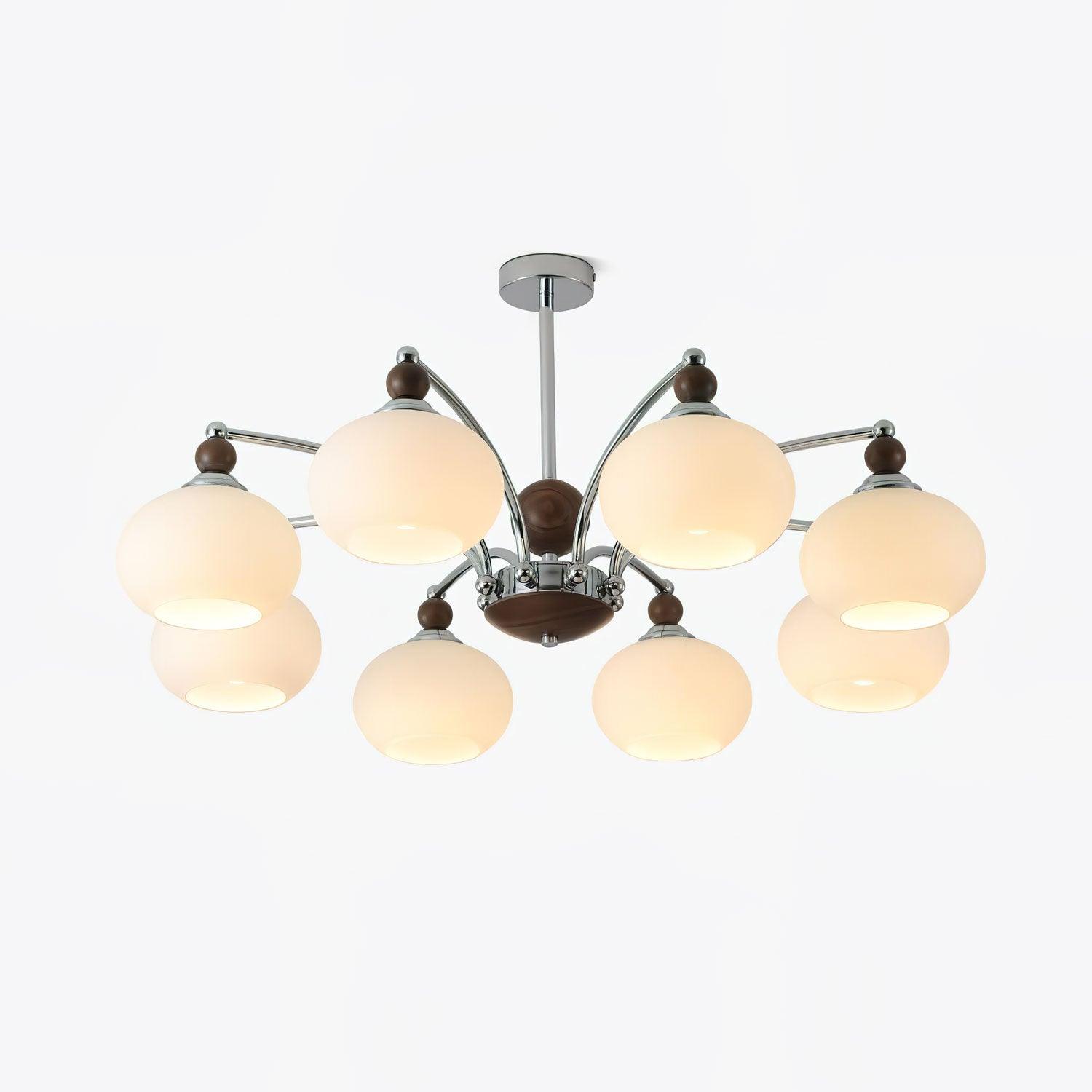 Molvin Chandelier Globe Arm Contemporary