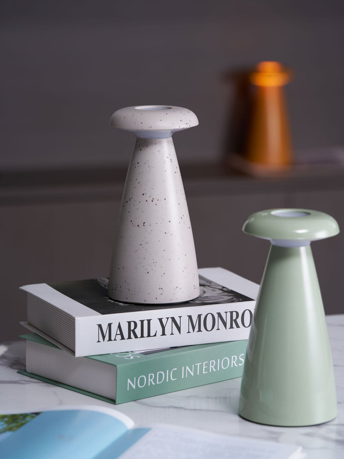 Mushroove Ceramic Minimalist Table Lamp