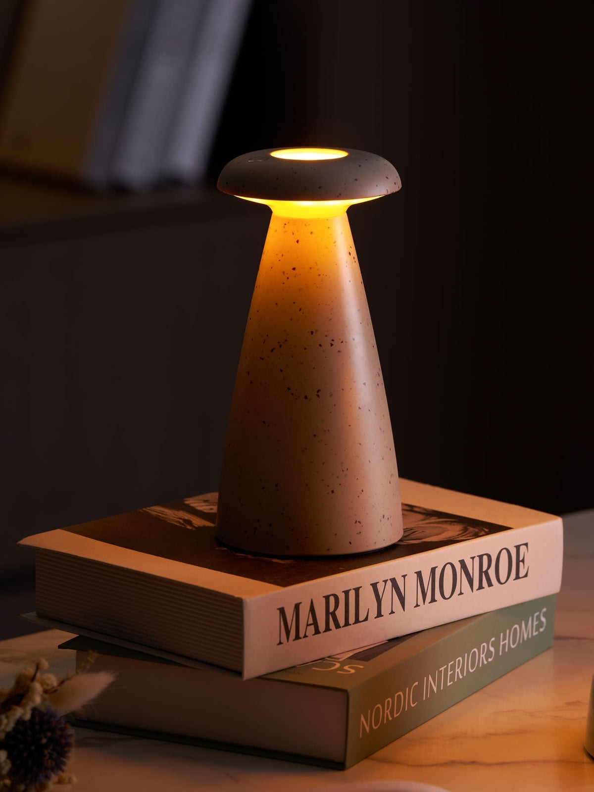 Mushroove Ceramic Minimalist Table Lamp