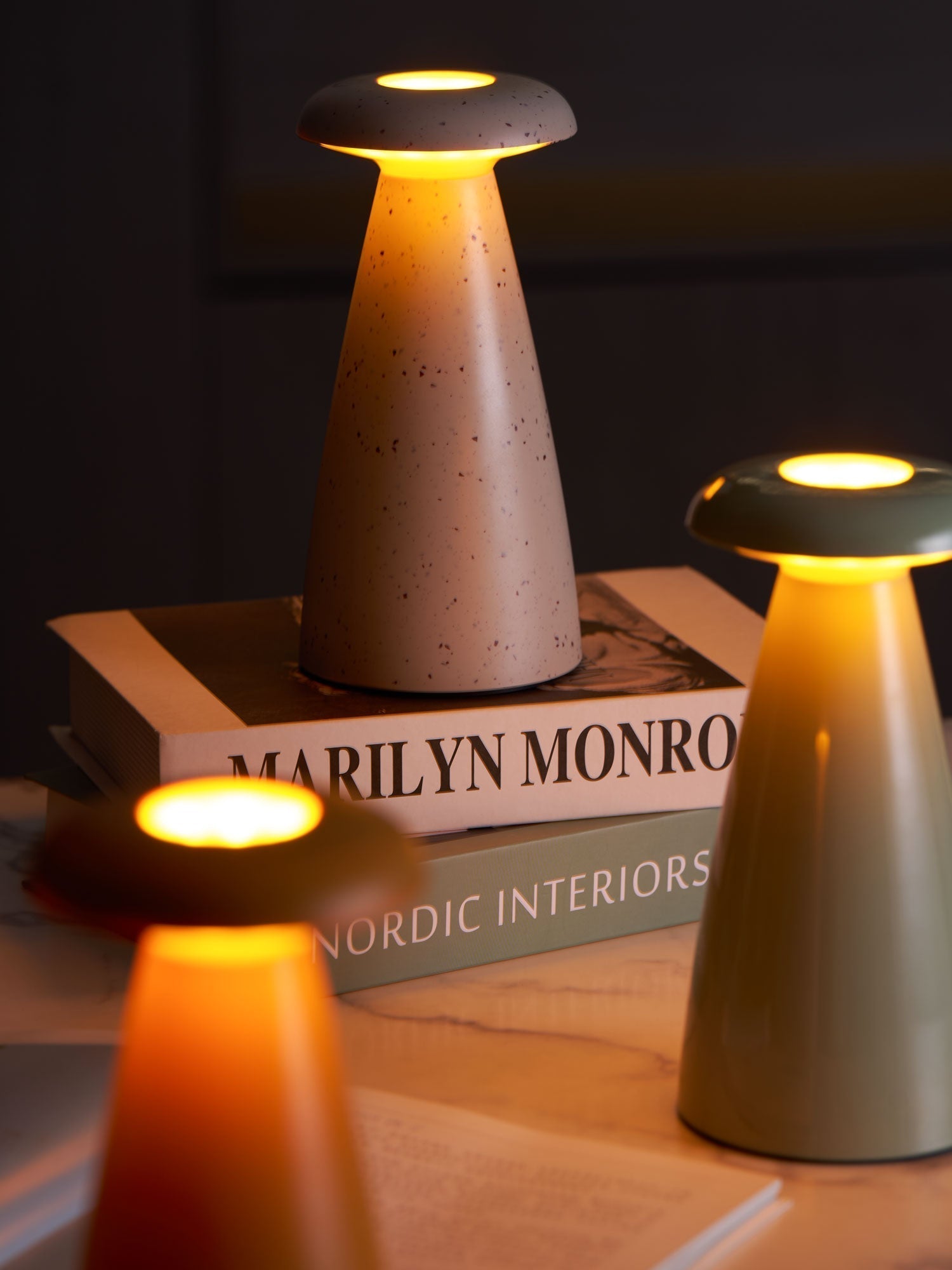 Mushroove Ceramic Minimalist Table Lamp