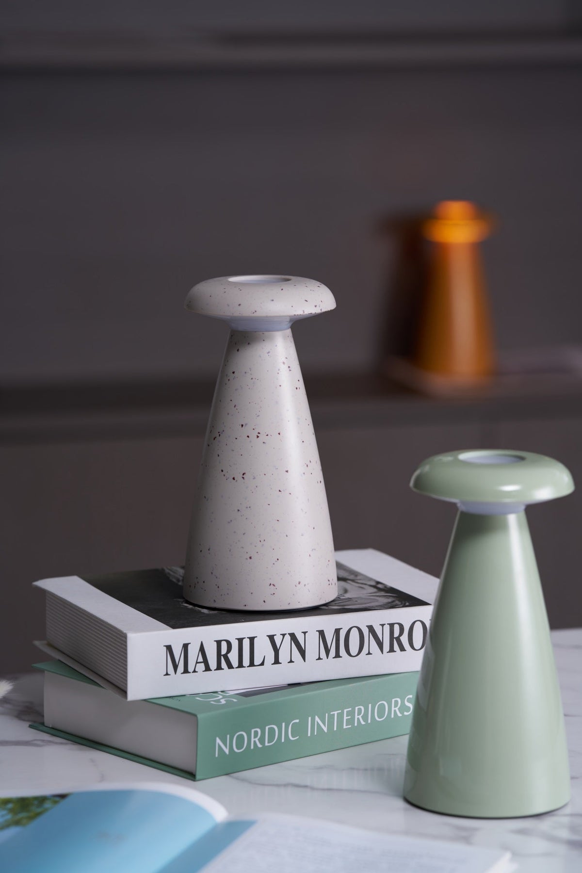 Mushroove Ceramic Minimalist Table Lamp