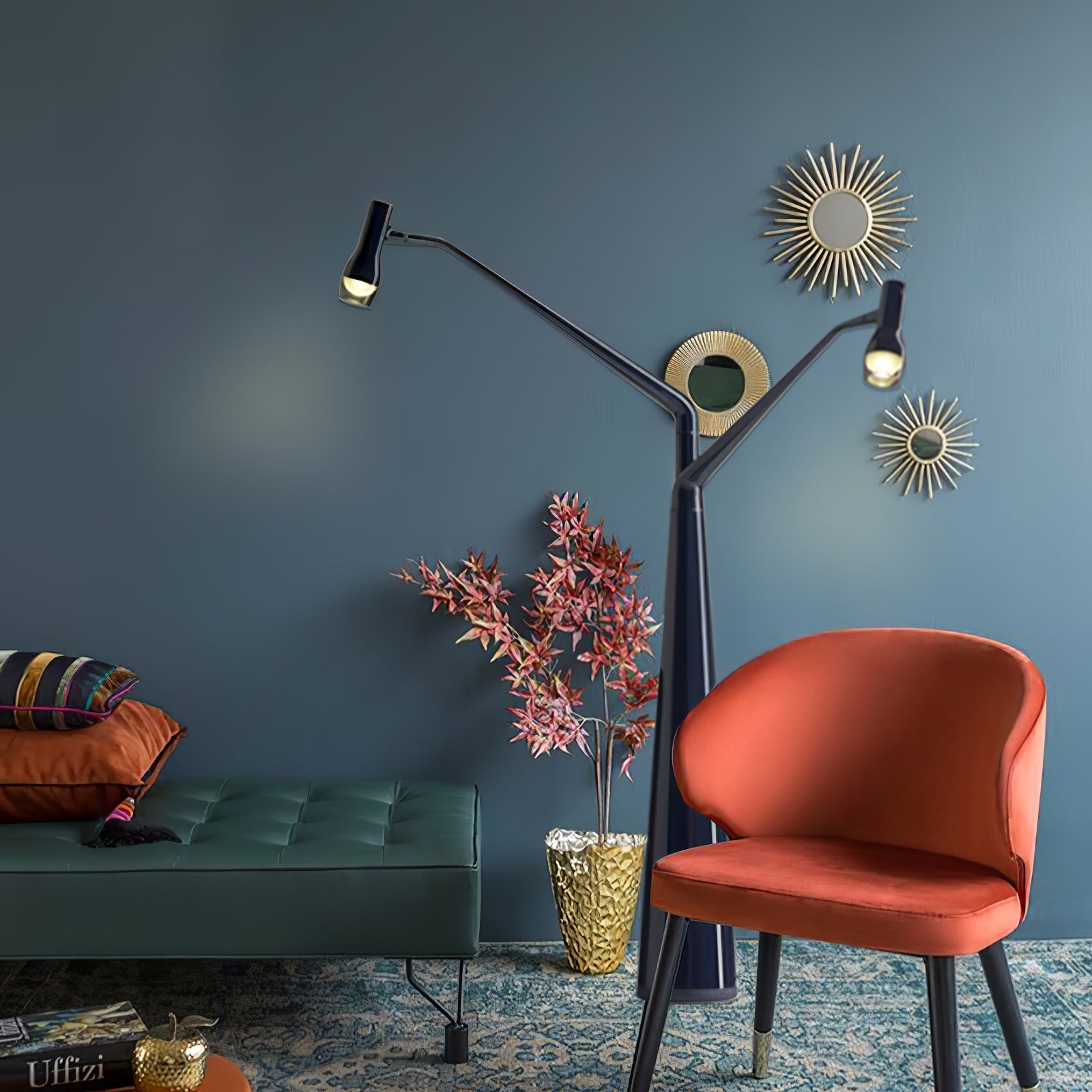 Lylirarae Branch-like Black Floor Lamp