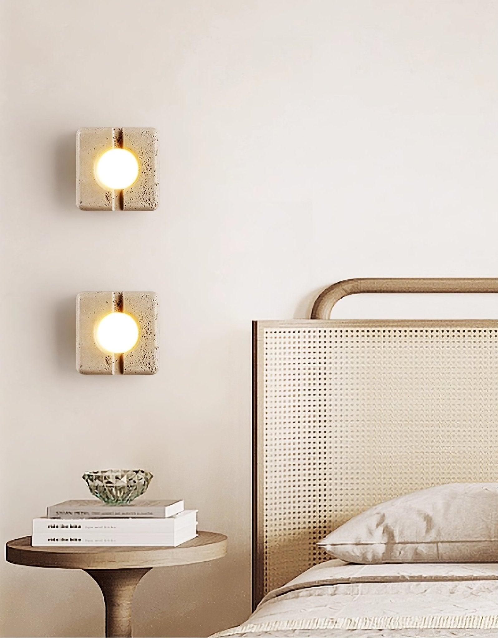 Valaora Travertine Wall Light