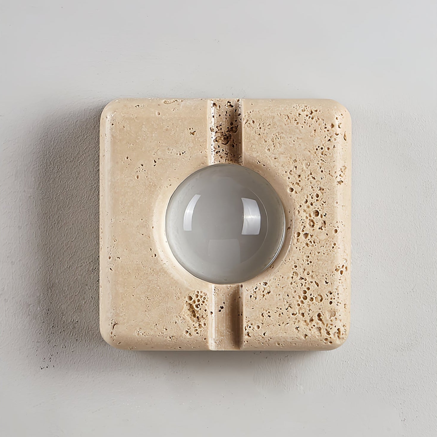 Valaora Travertine Wall Light