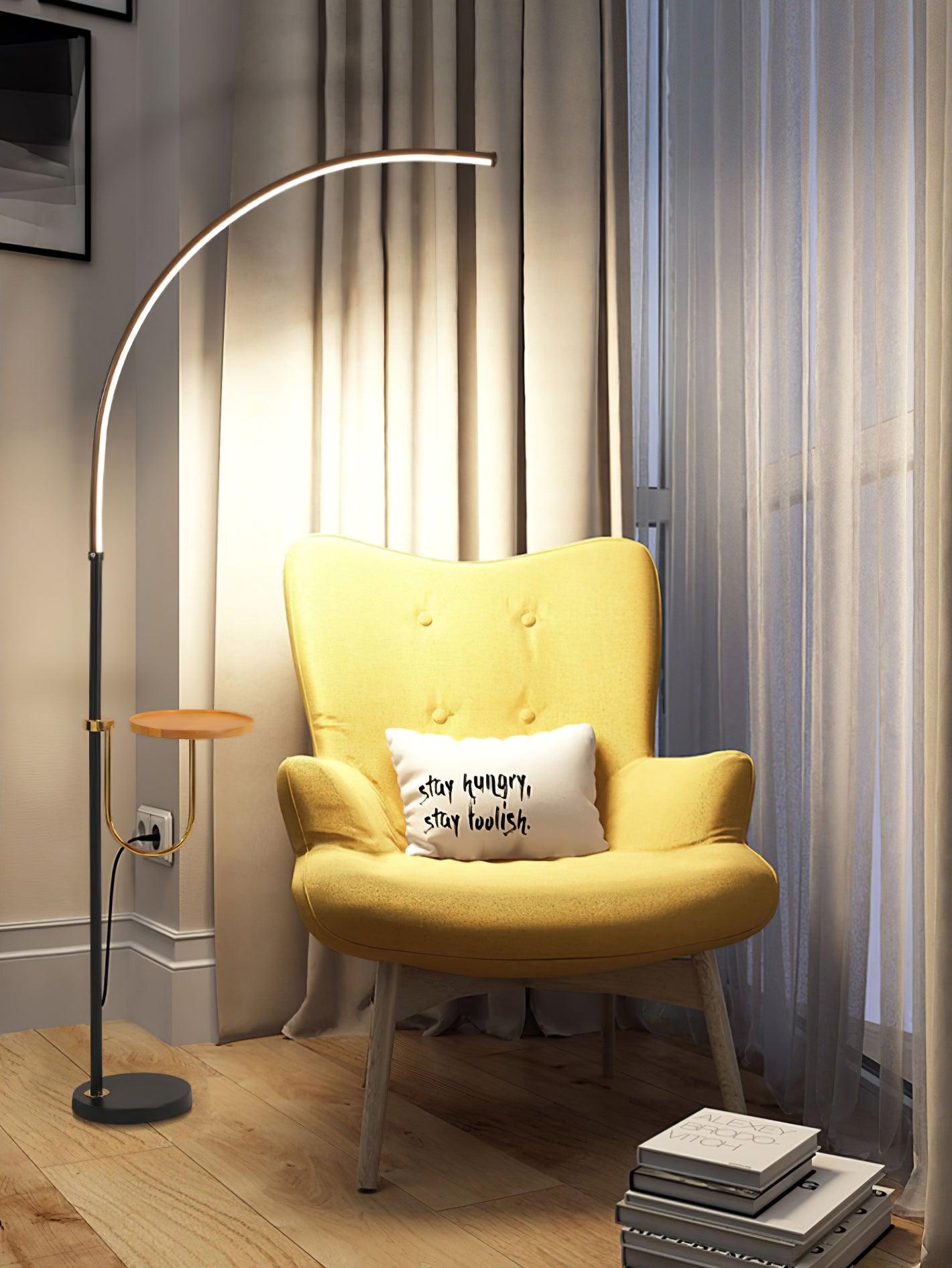 Tild Wood Silicone Floor Lamp
