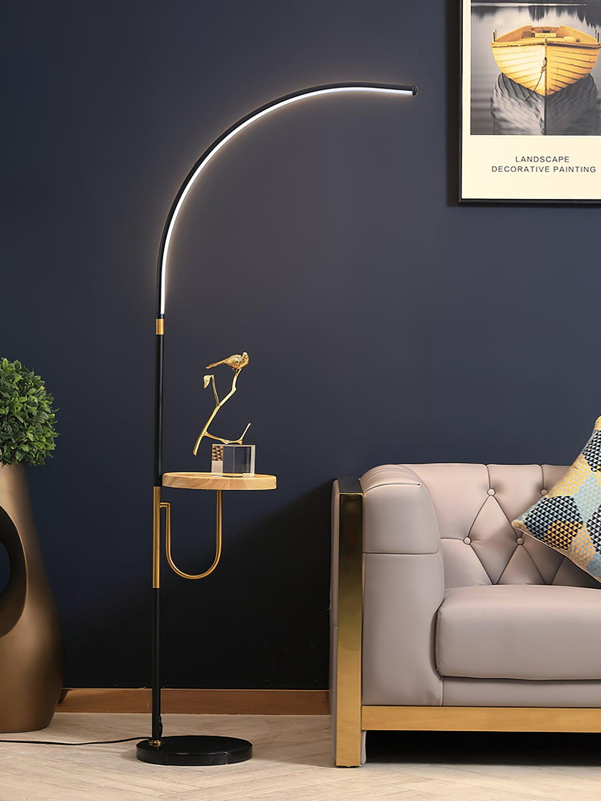 Tild Wood Silicone Floor Lamp