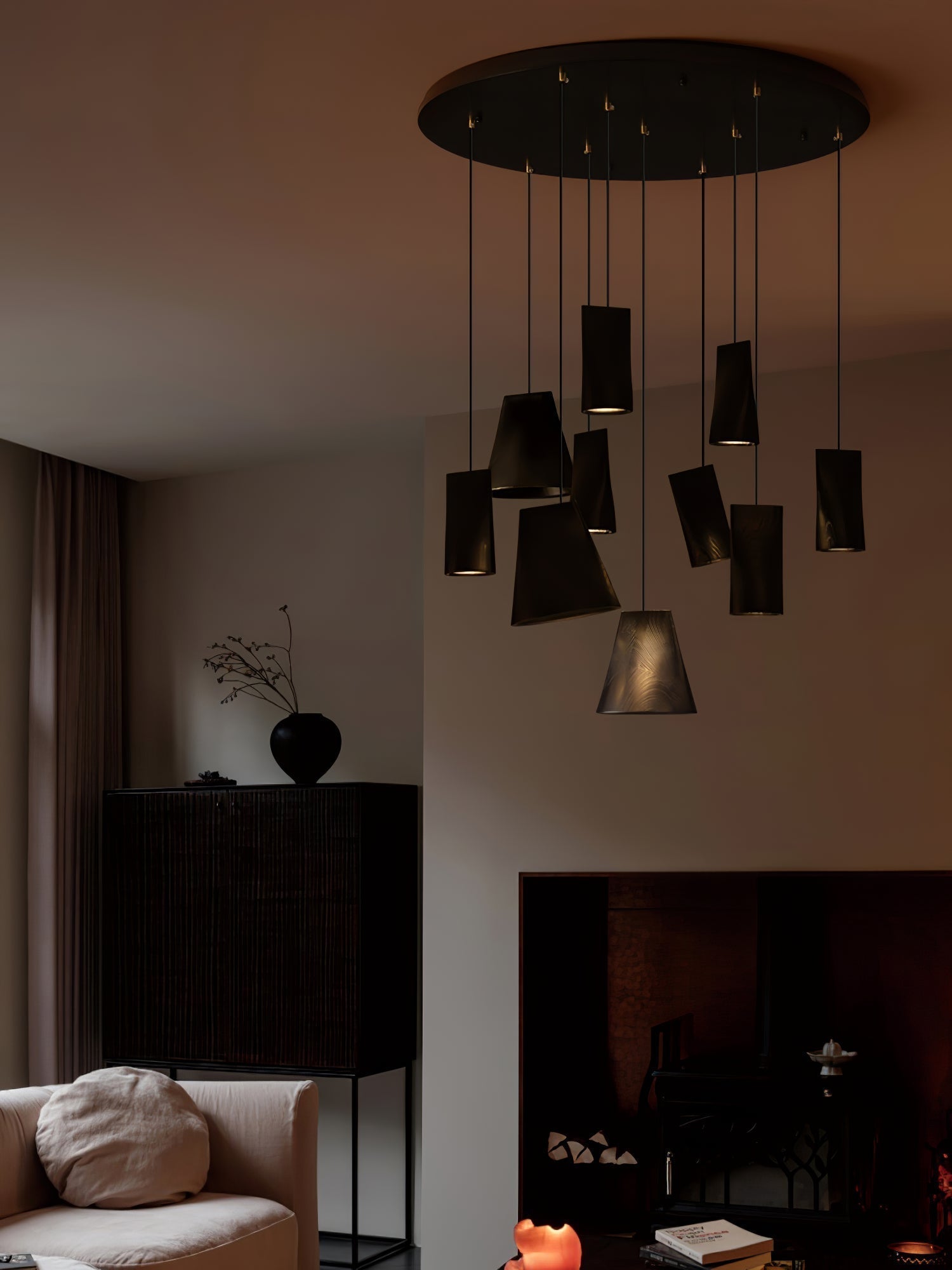 Sylorena Rustic Wood Pendant Light