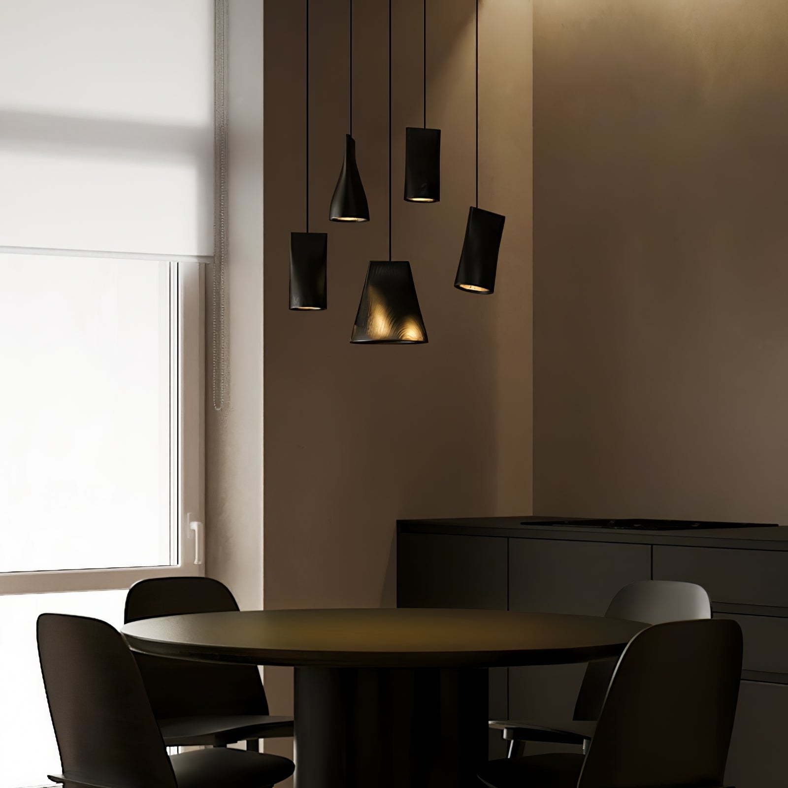 Sylorena Rustic Wood Pendant Light