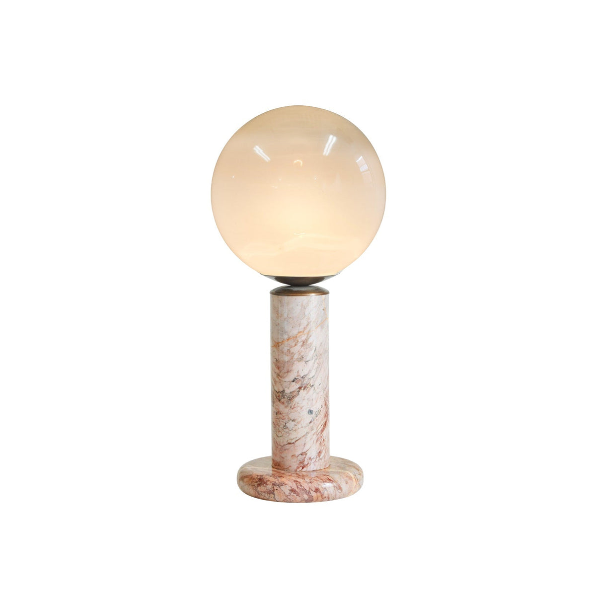 Neroina Maris Pink Marble Table Lamp
