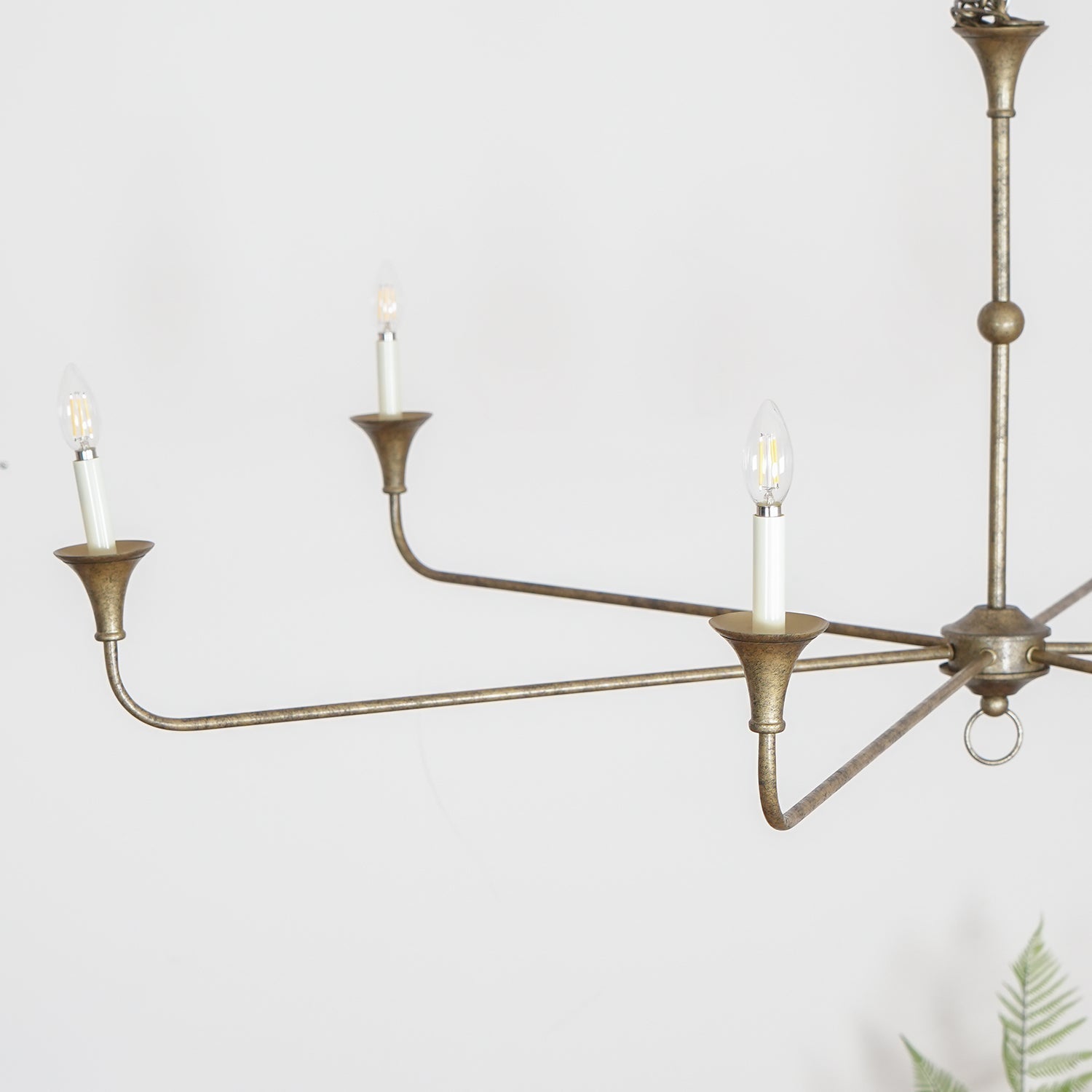 Lustra Candle Chandelier Elegant - Neutral Decor