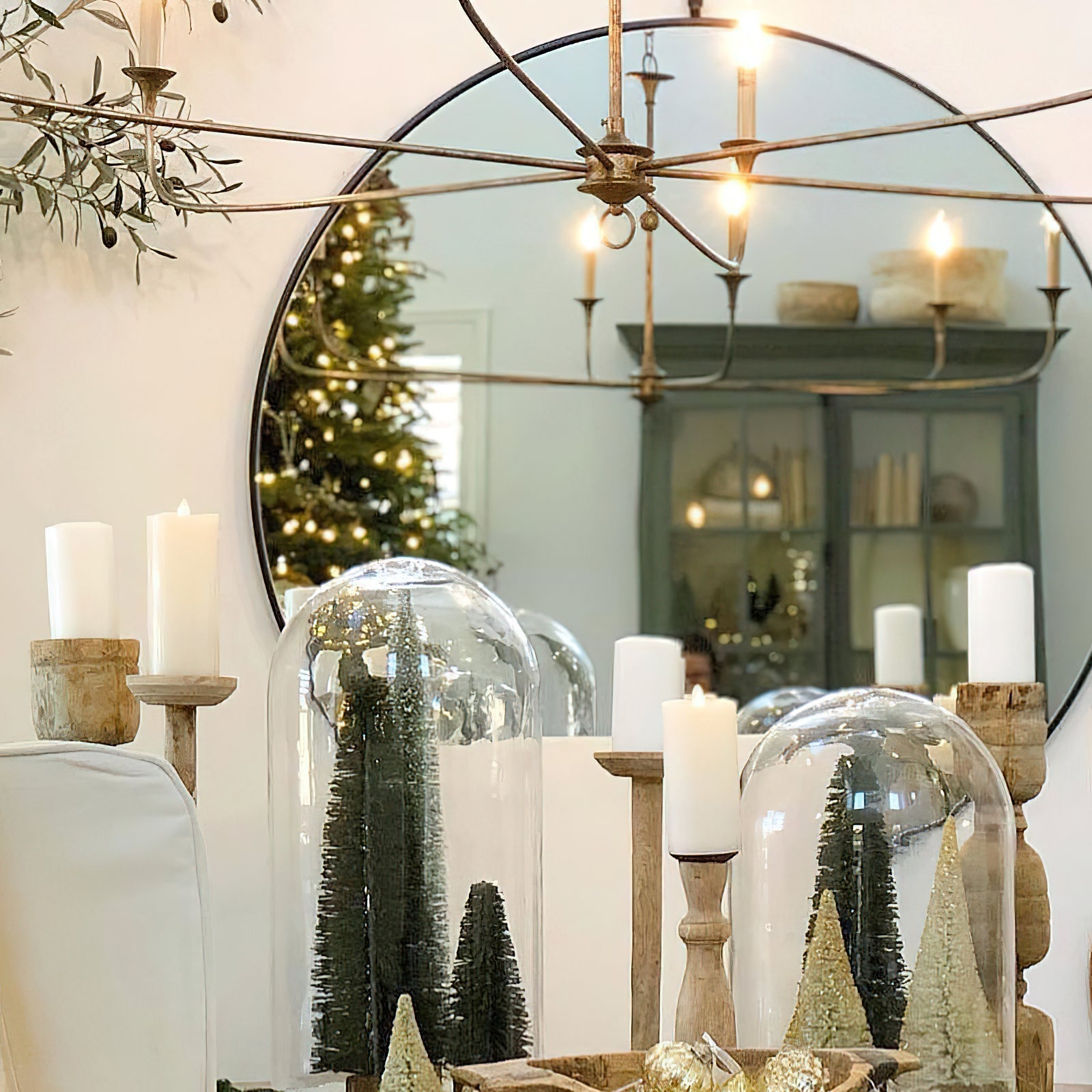 Lustra Candle Chandelier Elegant - Neutral Decor